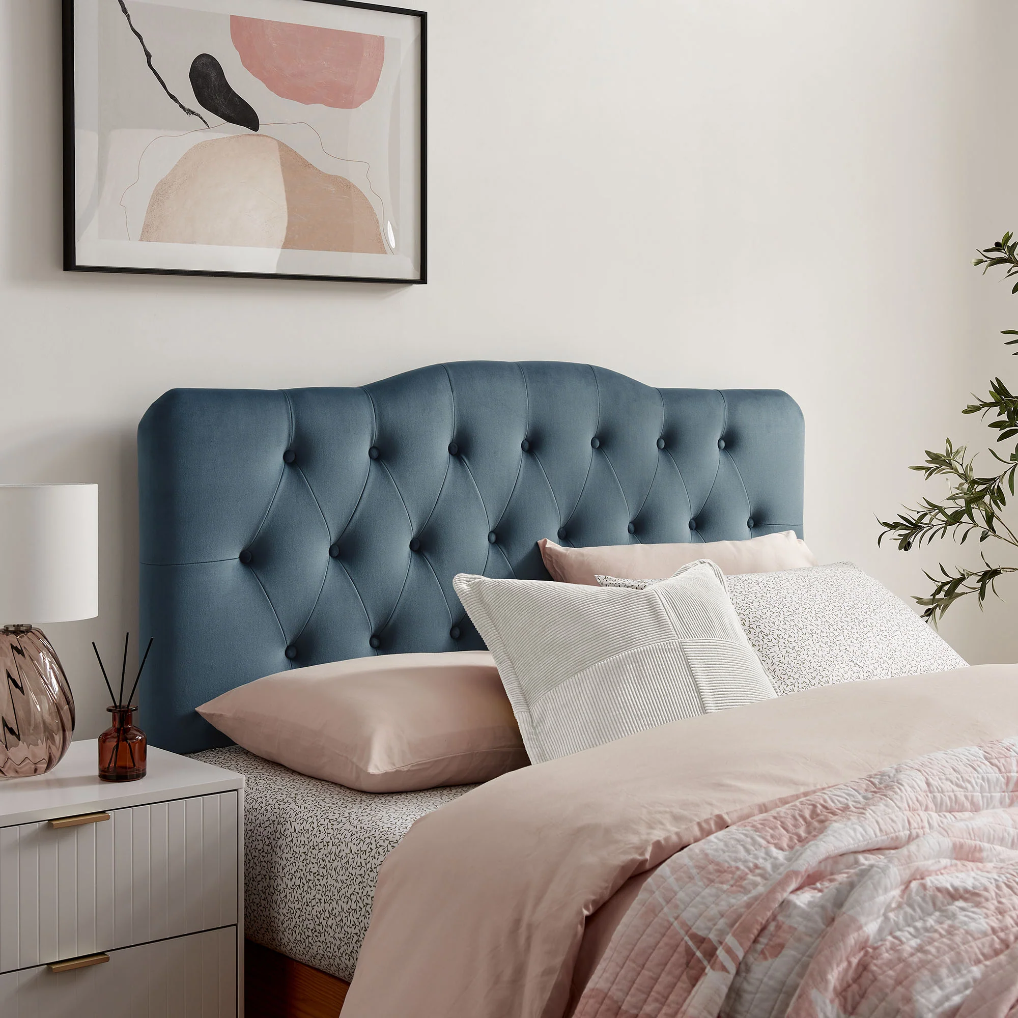 Annabel Stain-Resistant Performance Velvet Queen Headboard by Modway - Image 14