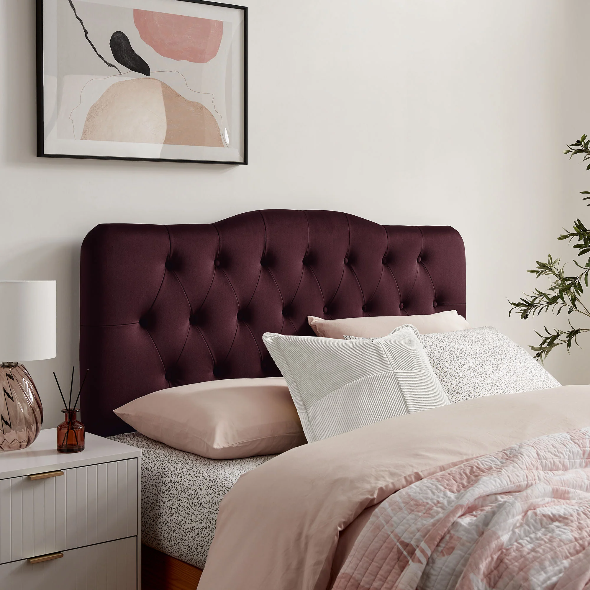 Annabel Stain-Resistant Performance Velvet Queen Headboard by Modway - Image 30