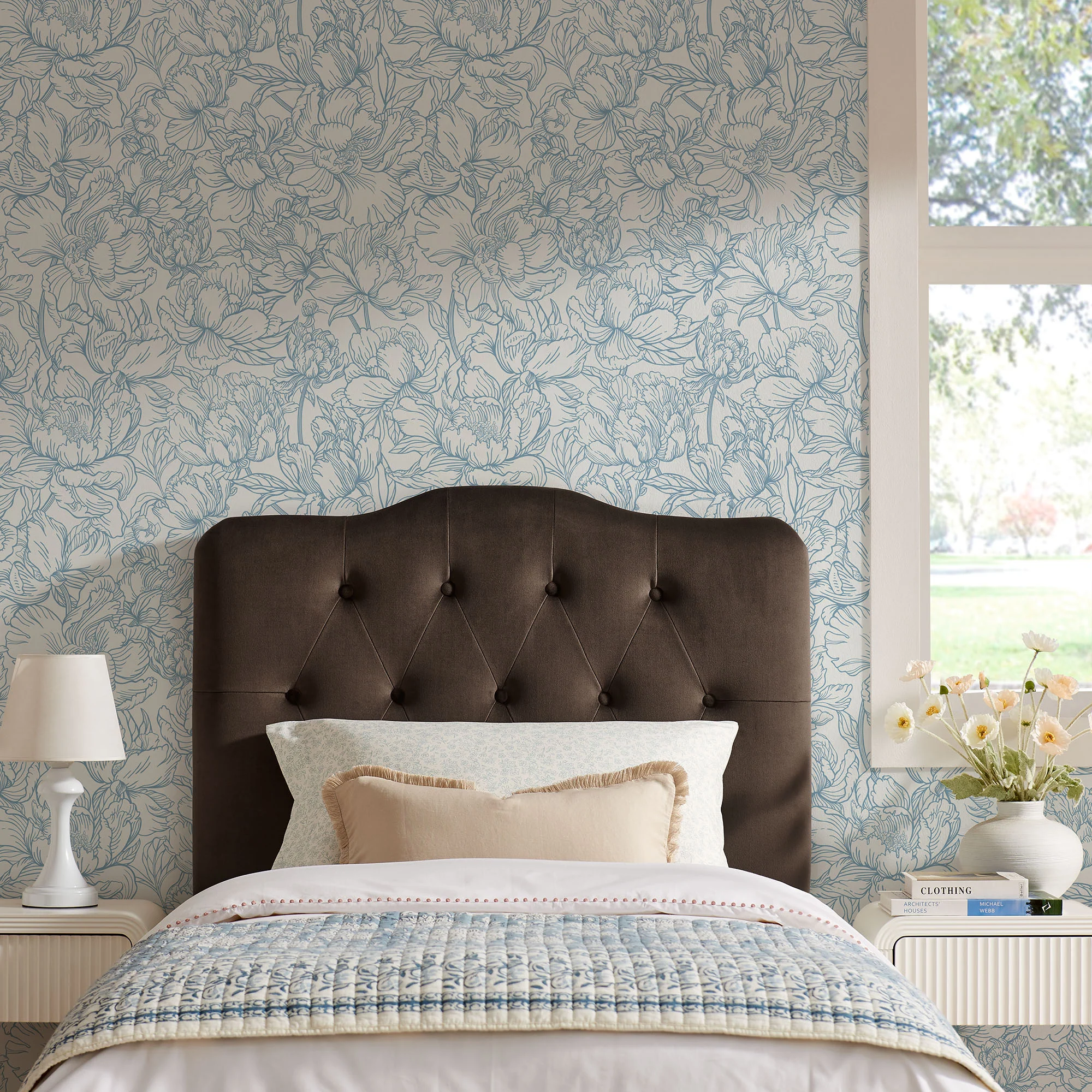 Annabel Stain-Resistant Performance Velvet Twin Headboard by Modway - Image 22