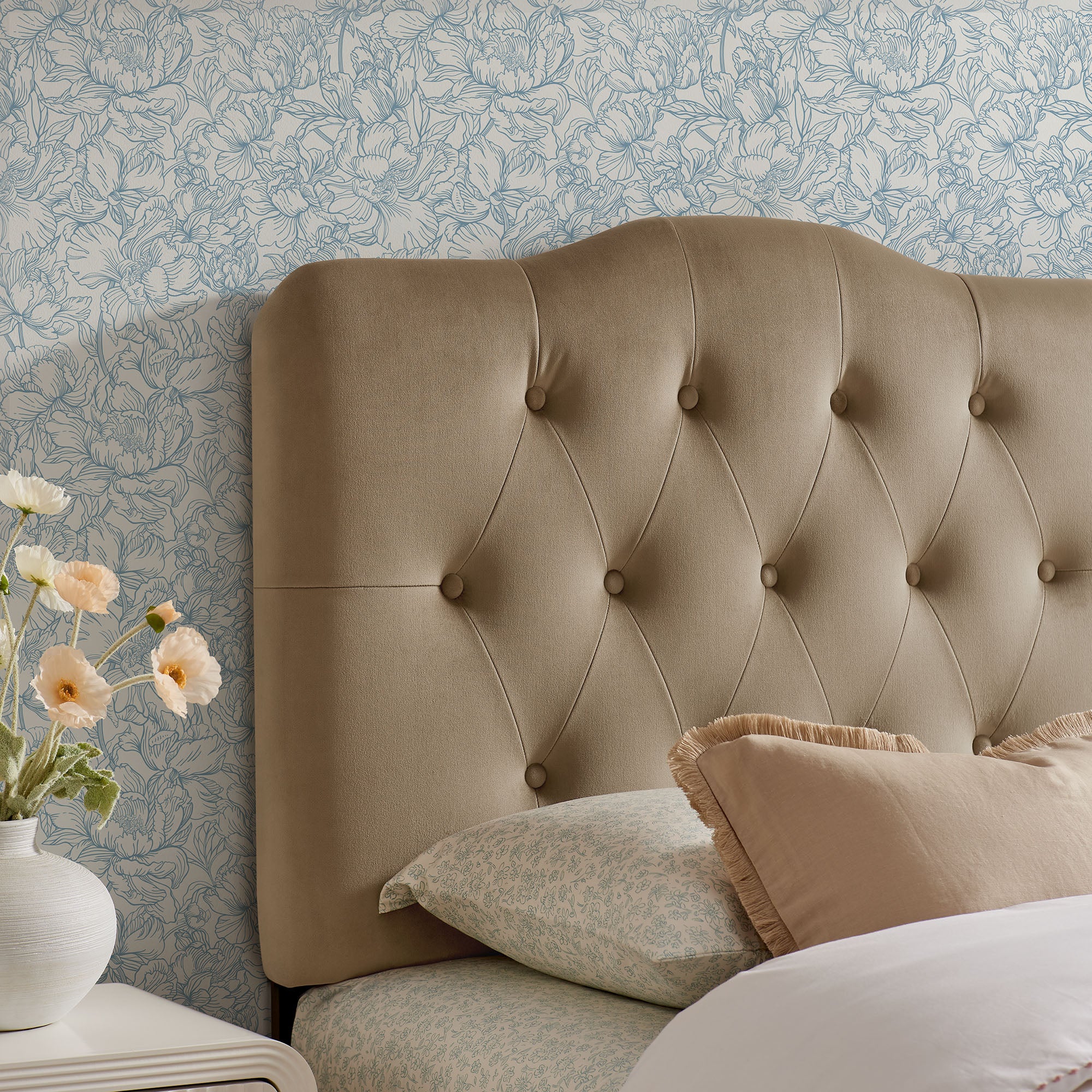 Annabel Stain-Resistant Performance Velvet Twin Headboard by Modway - Image 37