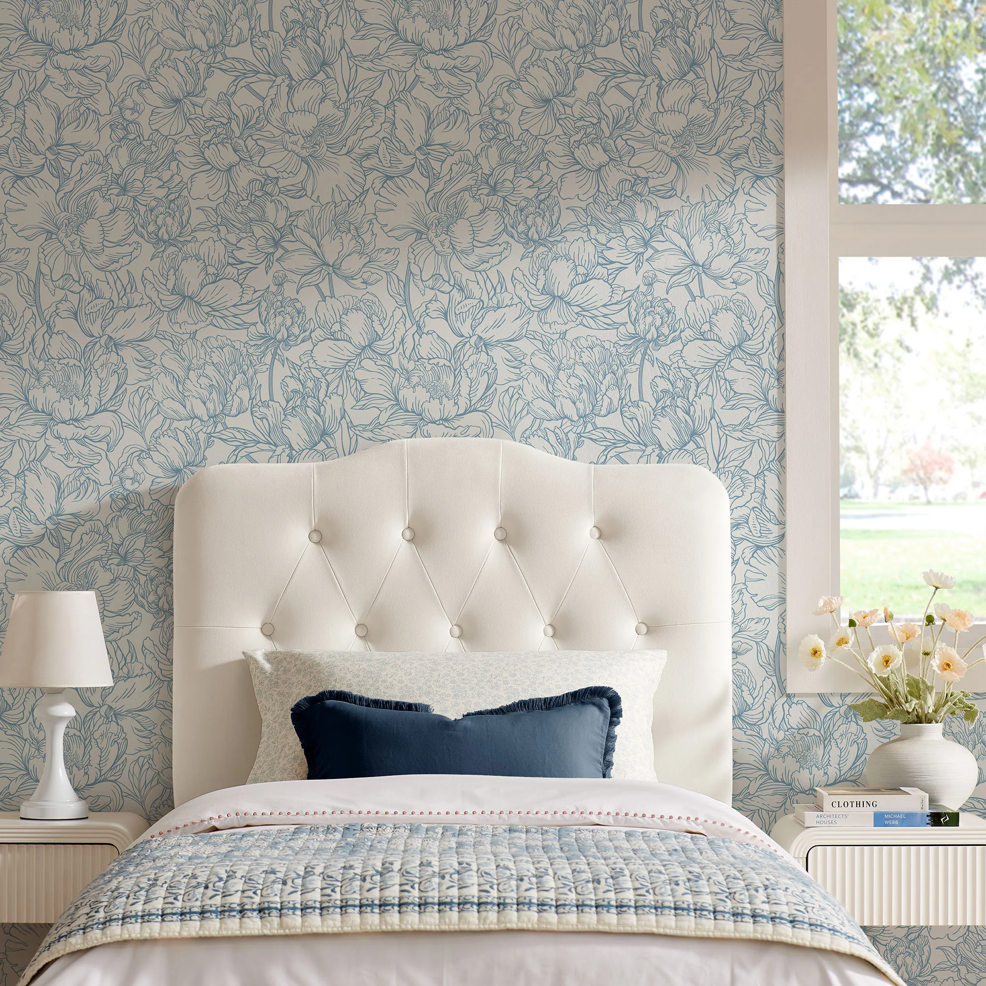 Annabel Stain-Resistant Performance Velvet Twin Headboard by Modway - Image 6