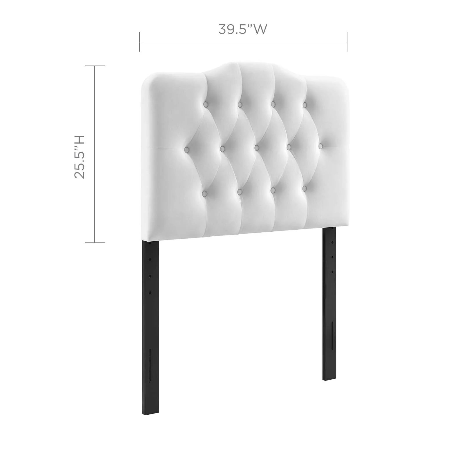Annabel Twin Diamond Tufted Performance Velvet Headboard By Modway - MOD-6126 - Image 10