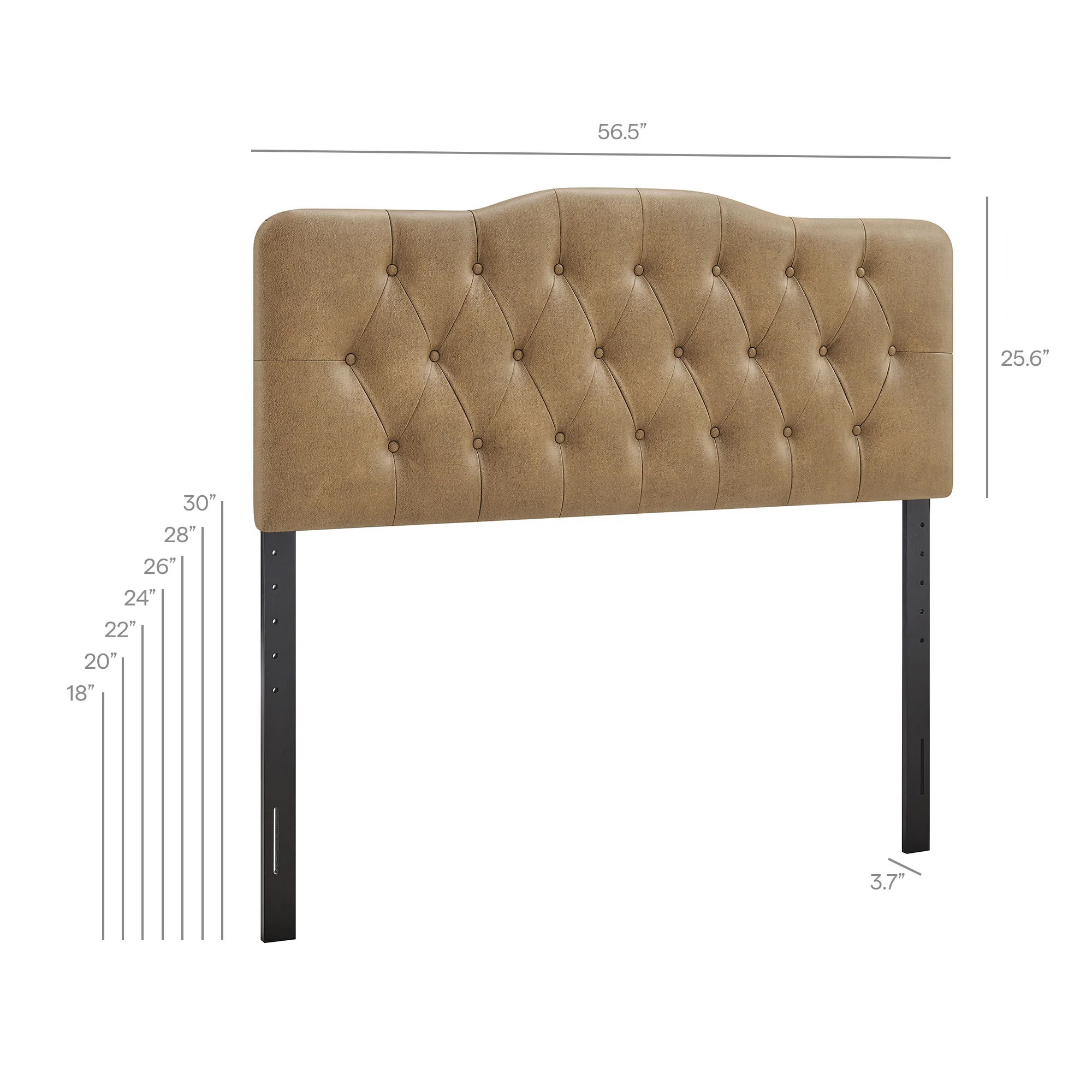 Annabel Vegan Leather Full Headboard by Modway - Image 16