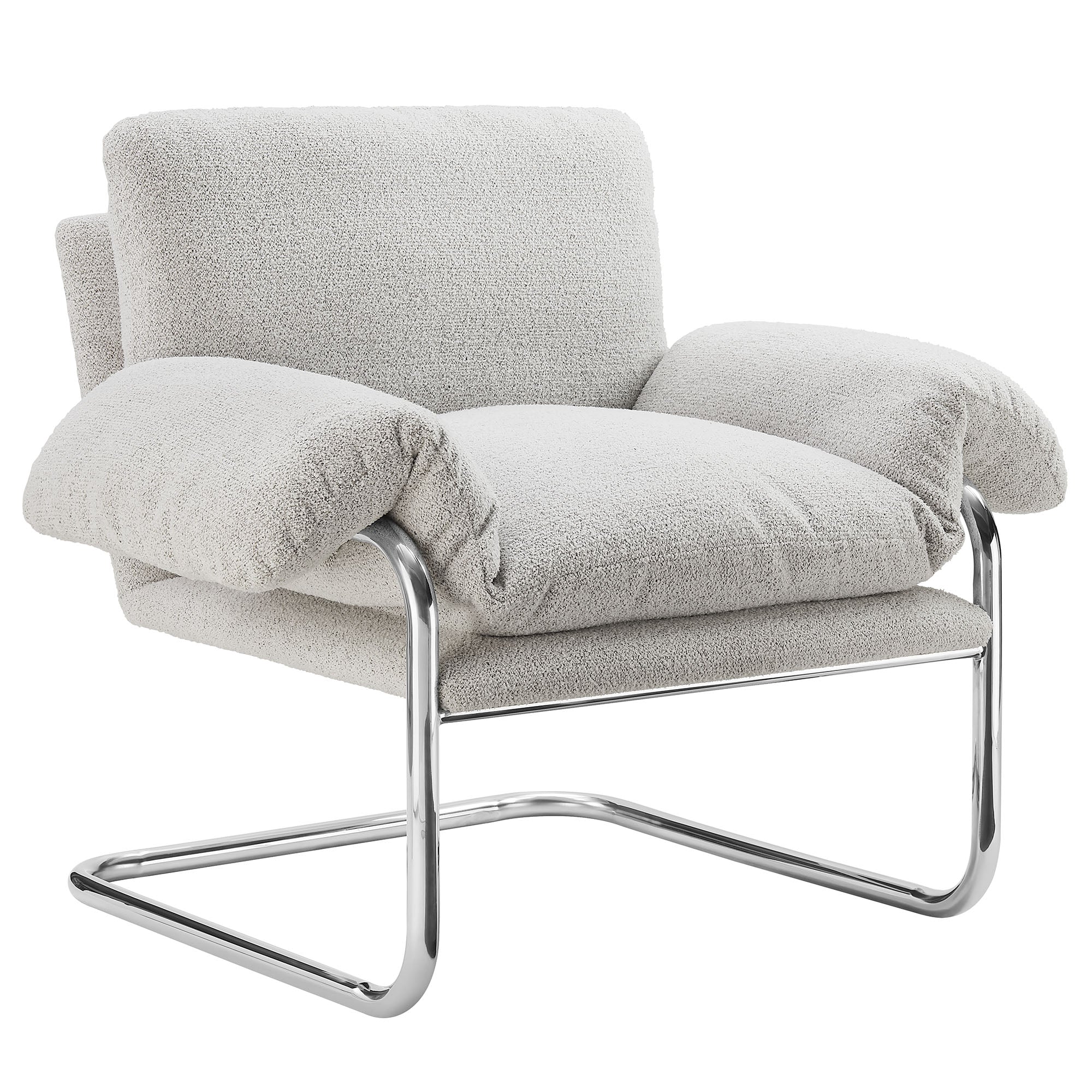 Ansel Boucle Fabric Accent Chair by Modway - Image 10