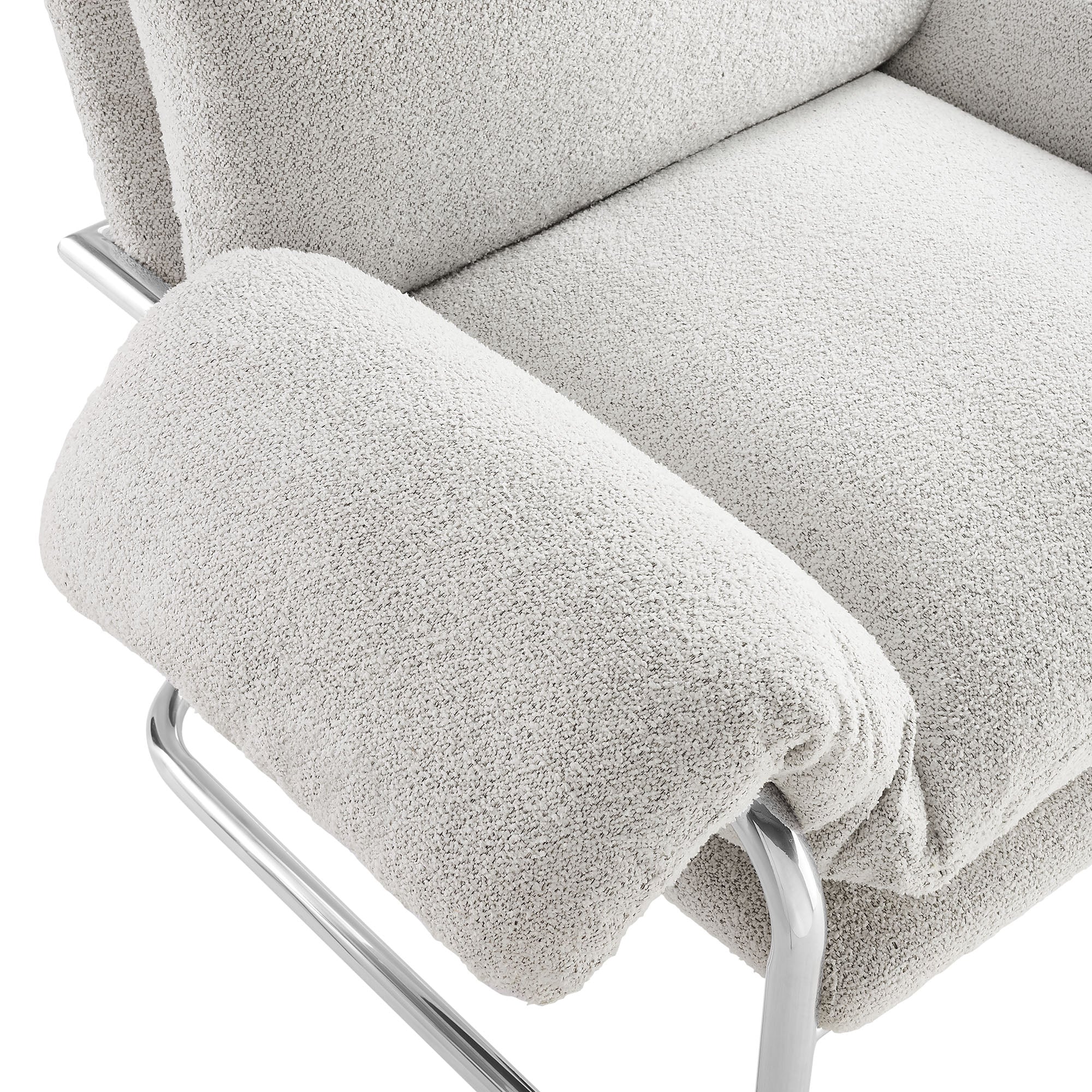Ansel Boucle Fabric Accent Chair by Modway - Image 14