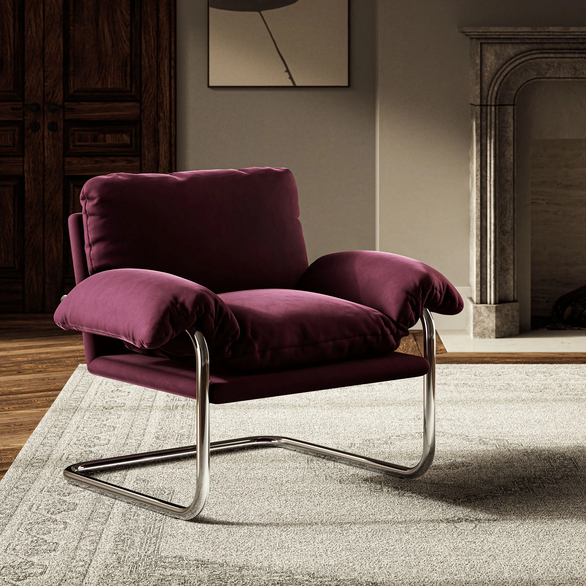 Ansel Performance Velvet Accent Chair by Modway - Image 16