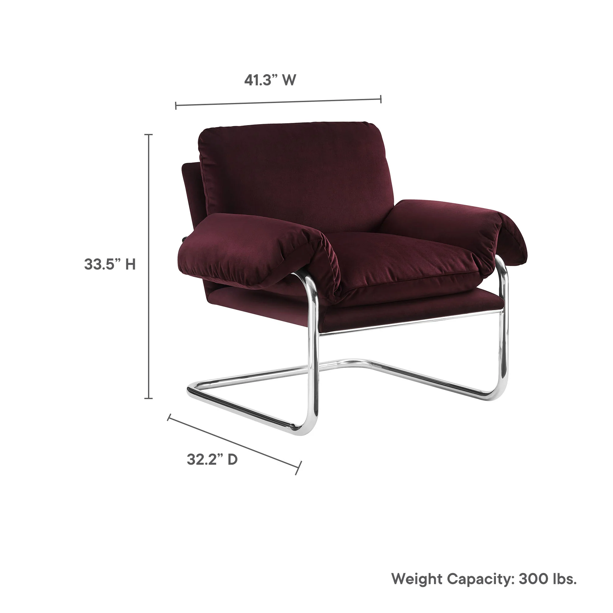 Ansel Performance Velvet Accent Chair by Modway - Image 18