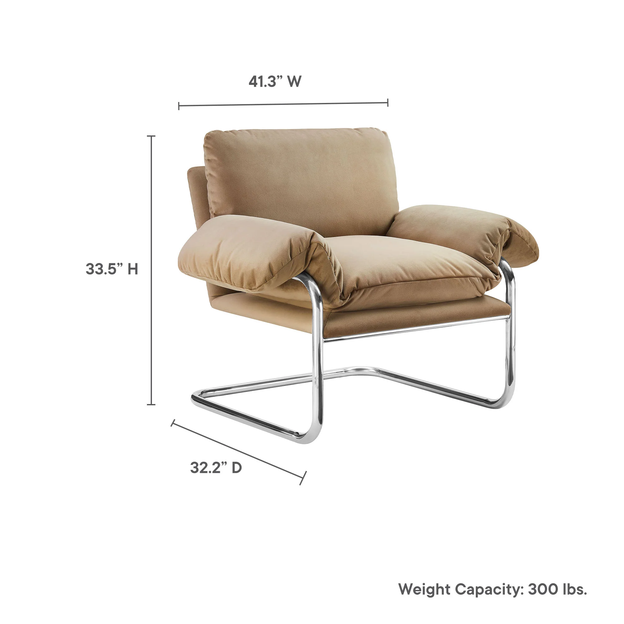 Ansel Performance Velvet Accent Chair by Modway - Image 27