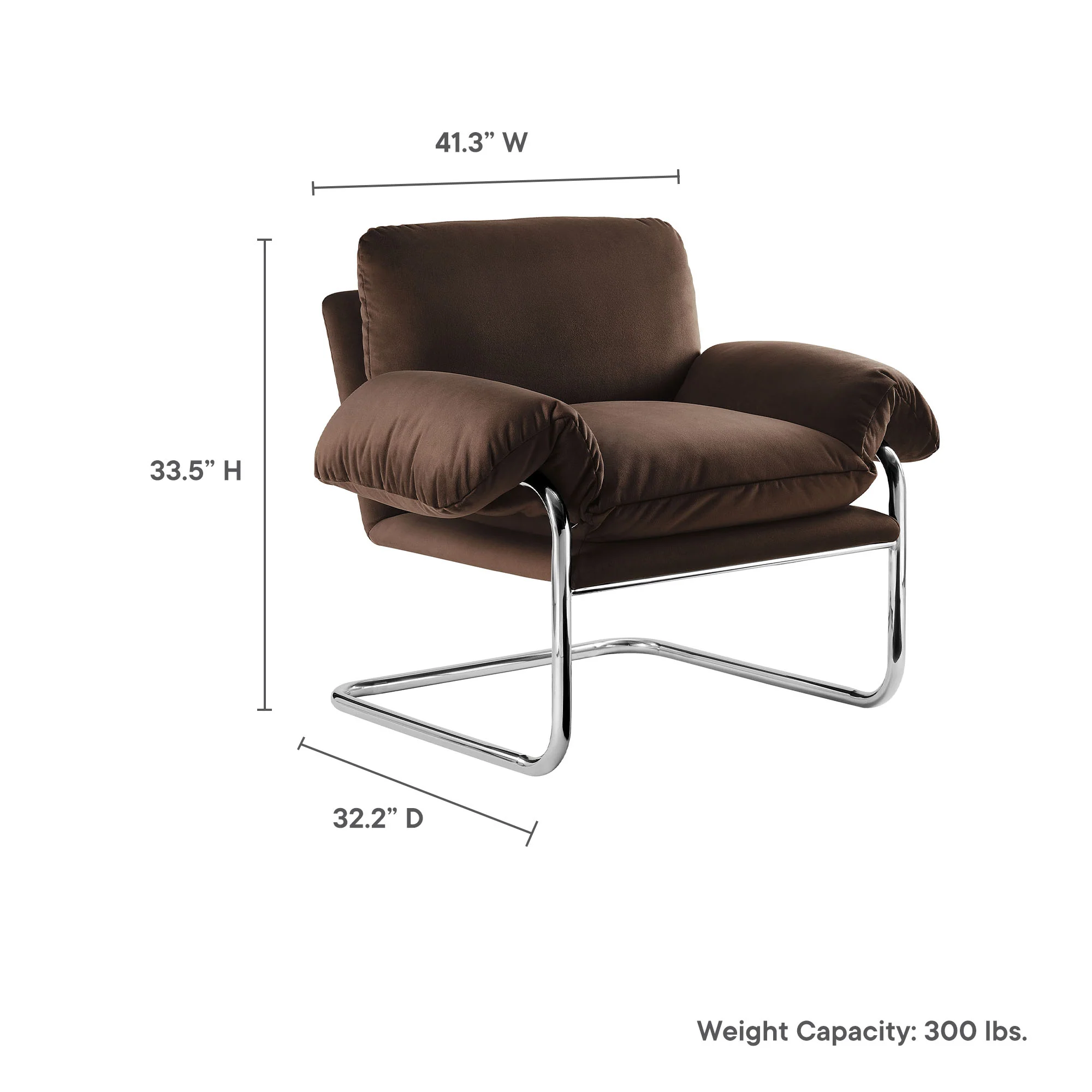 Ansel Performance Velvet Accent Chair by Modway - Image 9