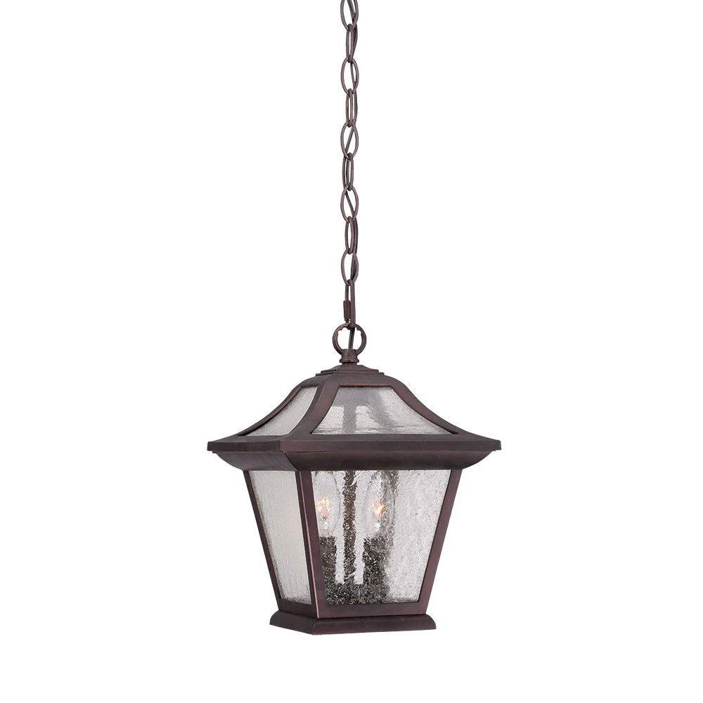 Antique Bronze Birdhouse Shape Outdoor Hanging Light By Homeroots - Image 2