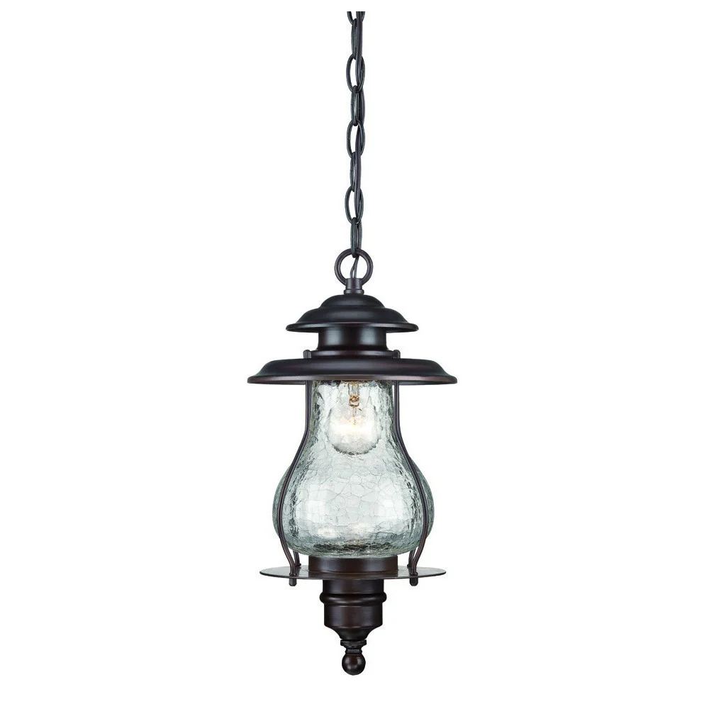 Antique Bronze Oil Lantern Hanging Light By Homeroots - Image 3