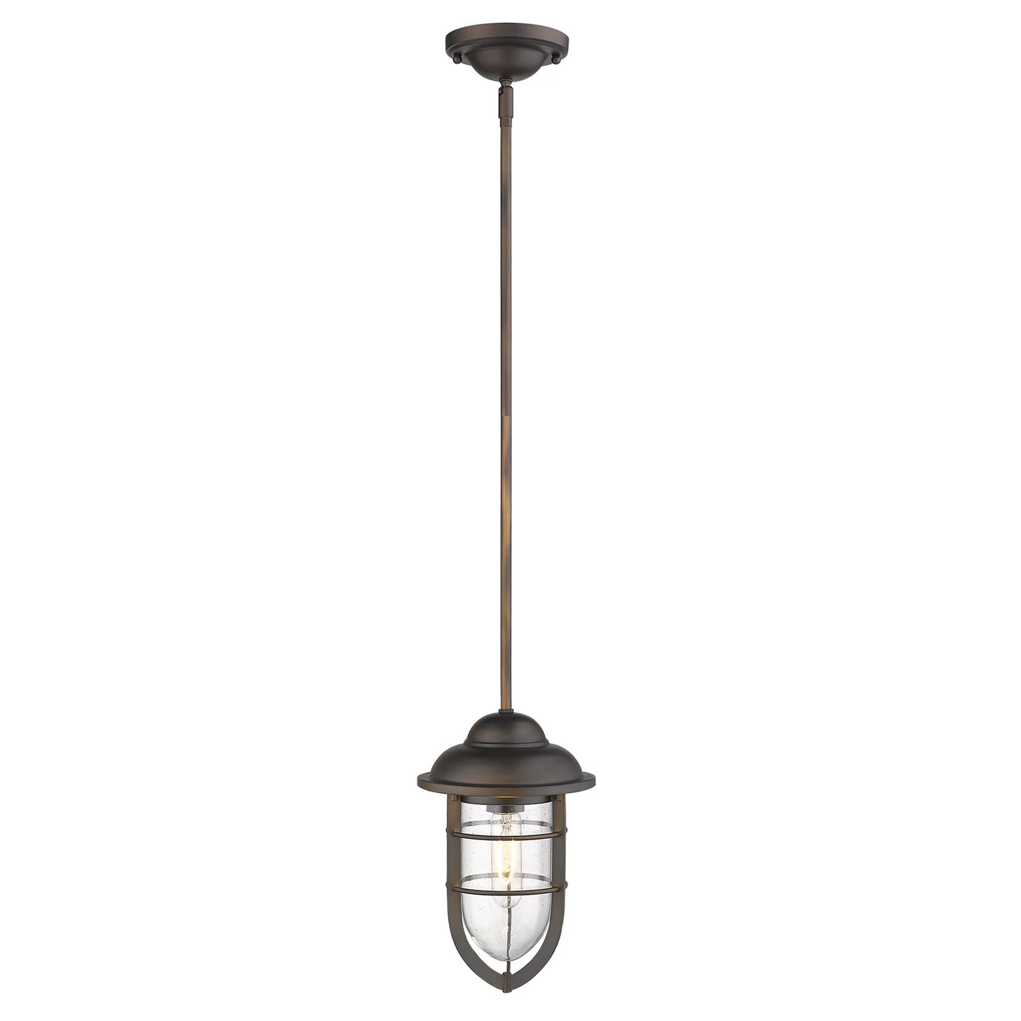 Antique Bronze Teardrop Shape Pendant Light By Homeroots - Image 3