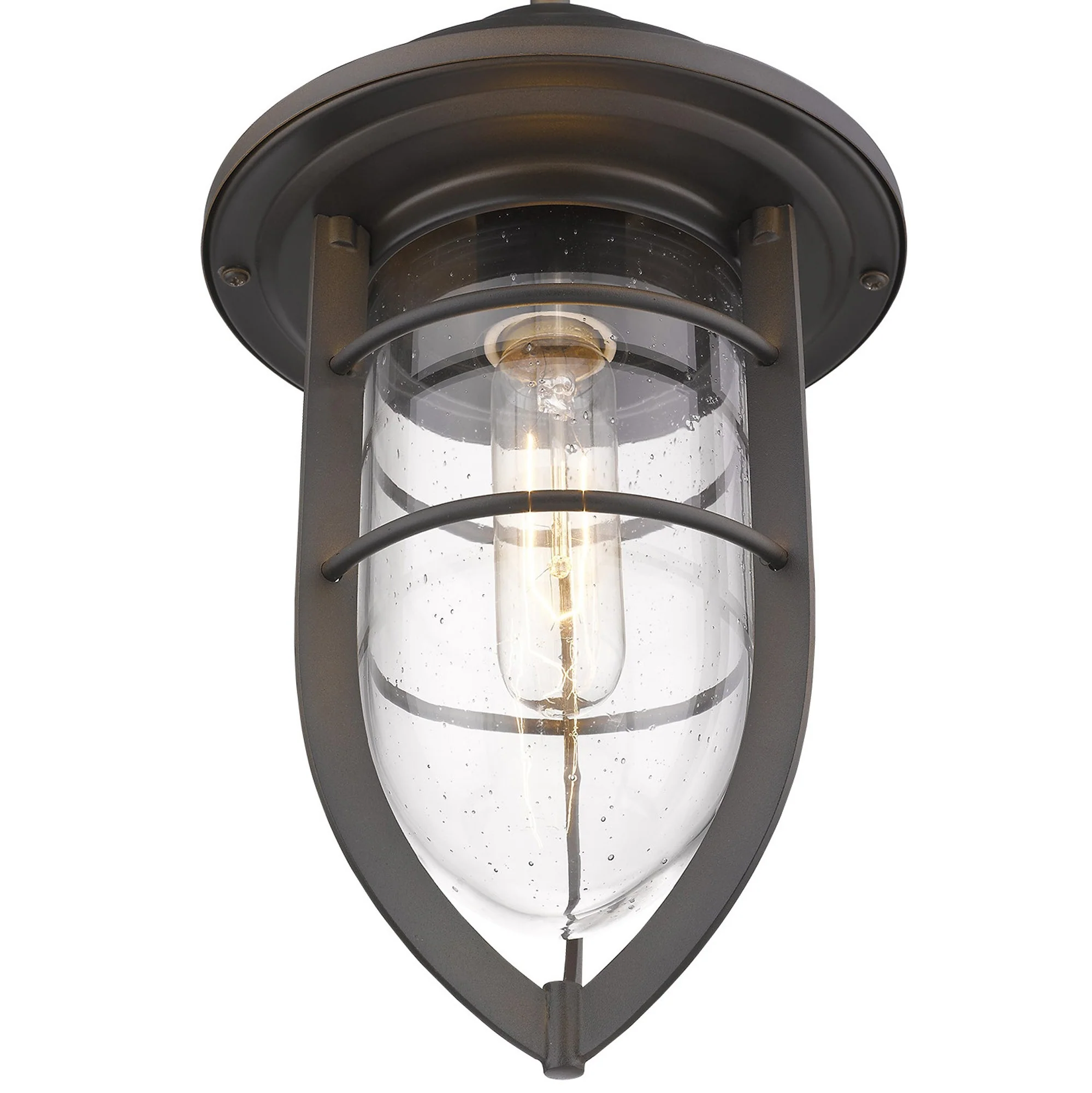 Antique Bronze Teardrop Shape Pendant Light By Homeroots - Image 4