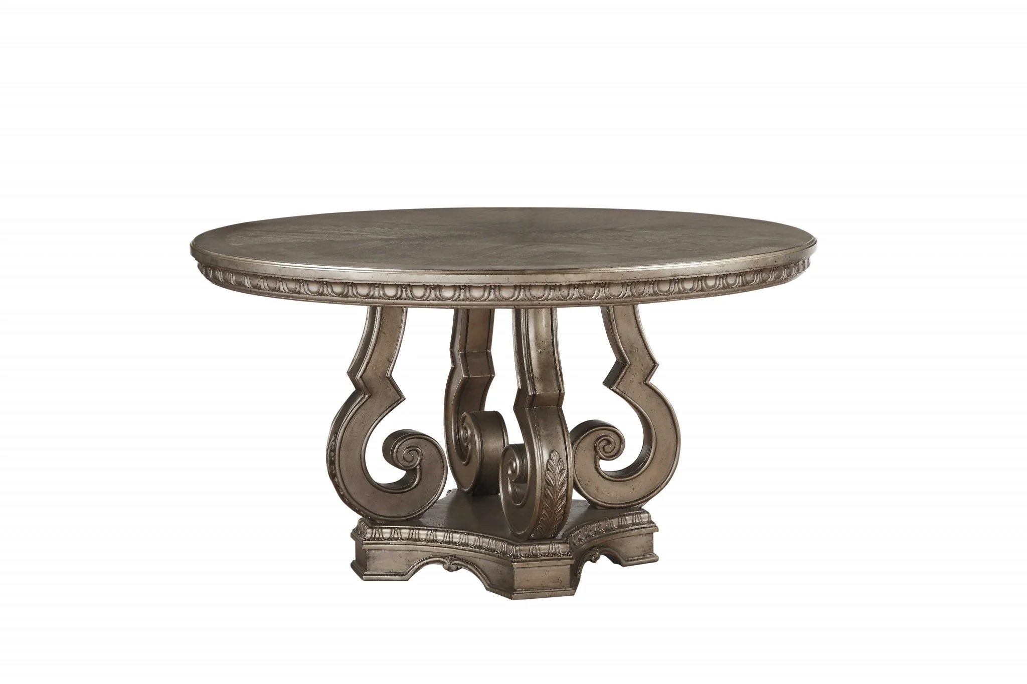 Antique Champagne Dining Table By Homeroots - 318904 - Image 2
