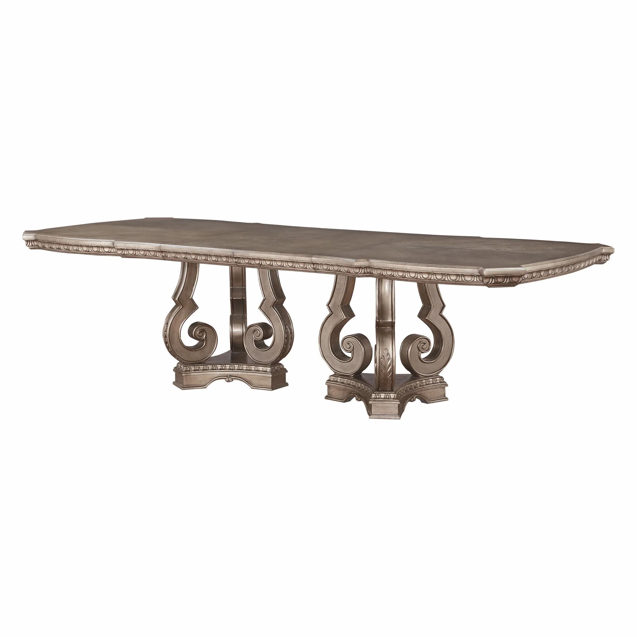 Antique Champagne Dining Table By Homeroots - 318905 - Image 2