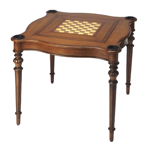 Antique Cherry Multi Game Table By Homeroots - 389893 - Image 5