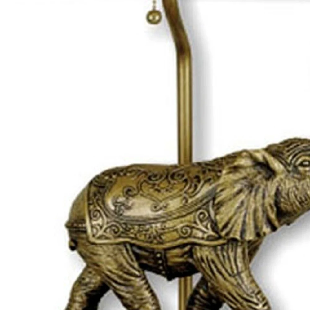 Antique Elephant Table Lamp By Homeroots - Image 4