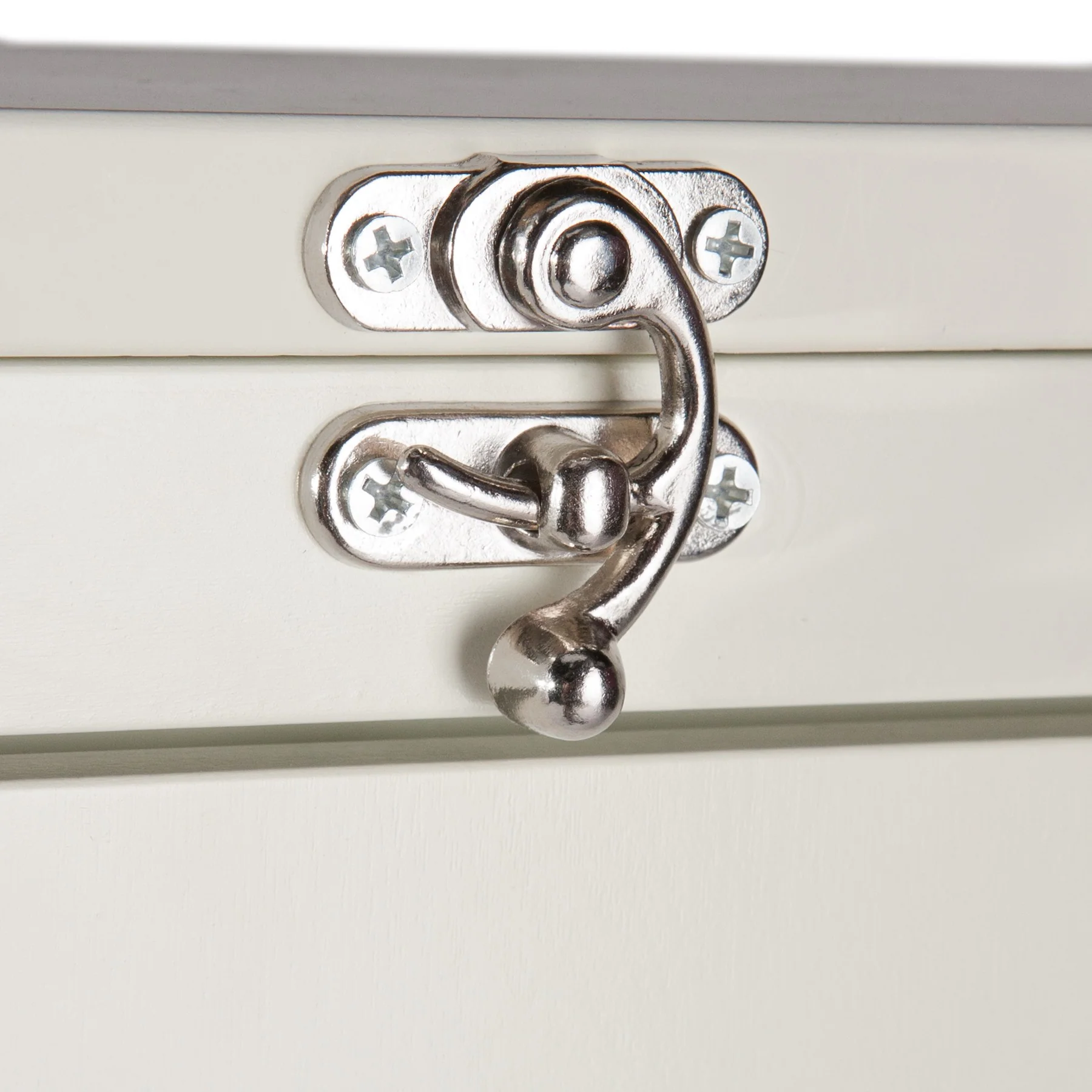 Antique White Fold Out Convertible Wall Mount Desk By Homeroots - Image 7