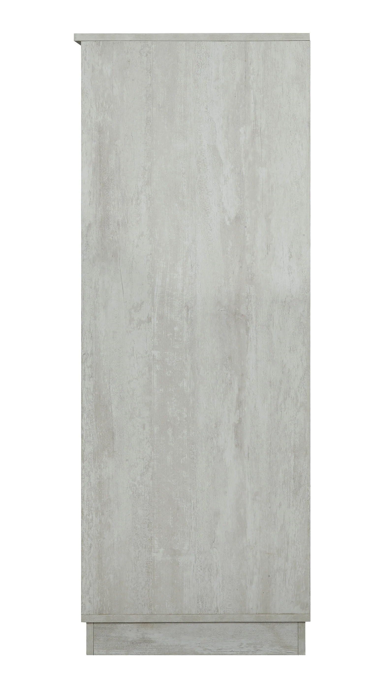Antique White Mdf Wine Cabinet By Homeroots - Image 3