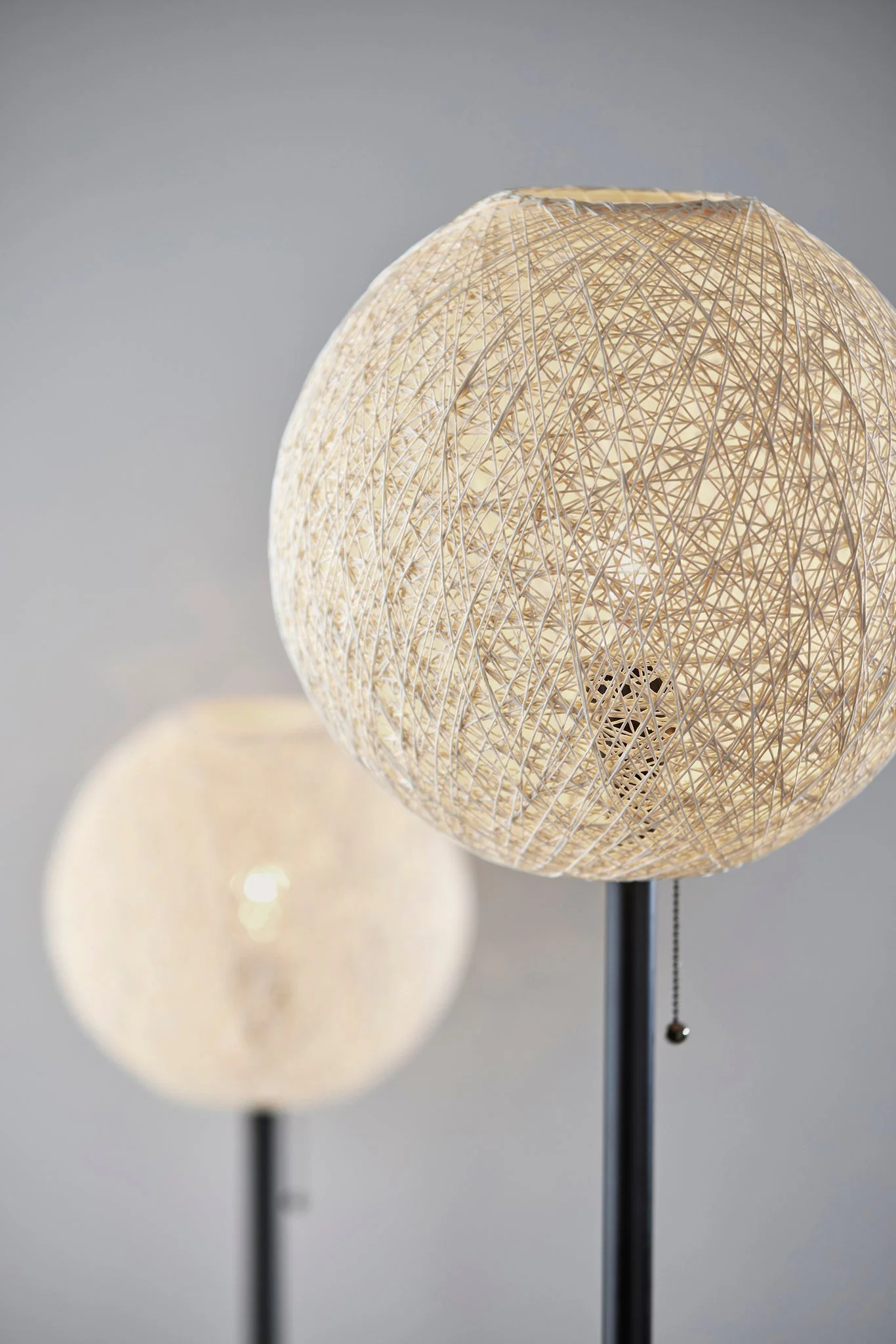 Antiqued Bronze Metal Candlestick Table Lamp With Off White Globe Shade By Homeroots - Image 4