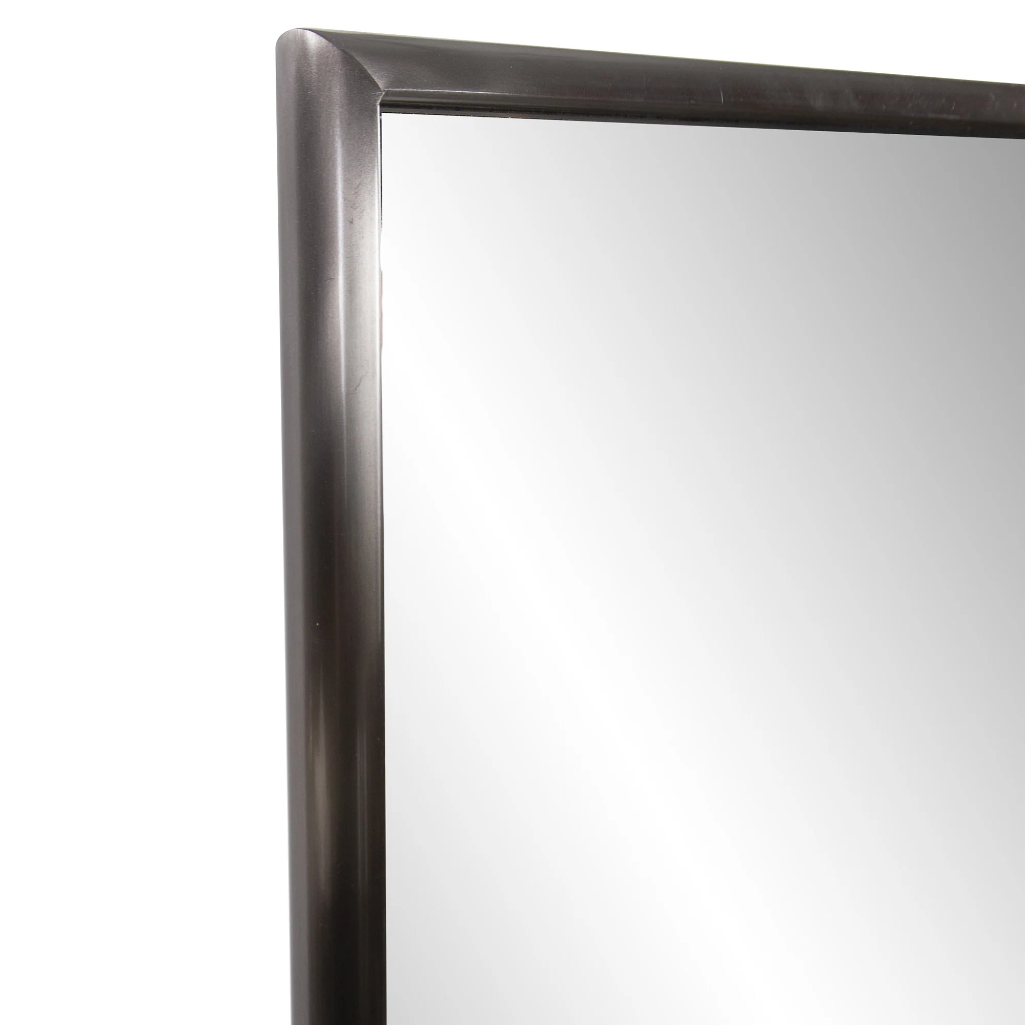 Antiqued Brushed Brass Rectangular Full Length Wall Mirror By Homeroots - Image 11