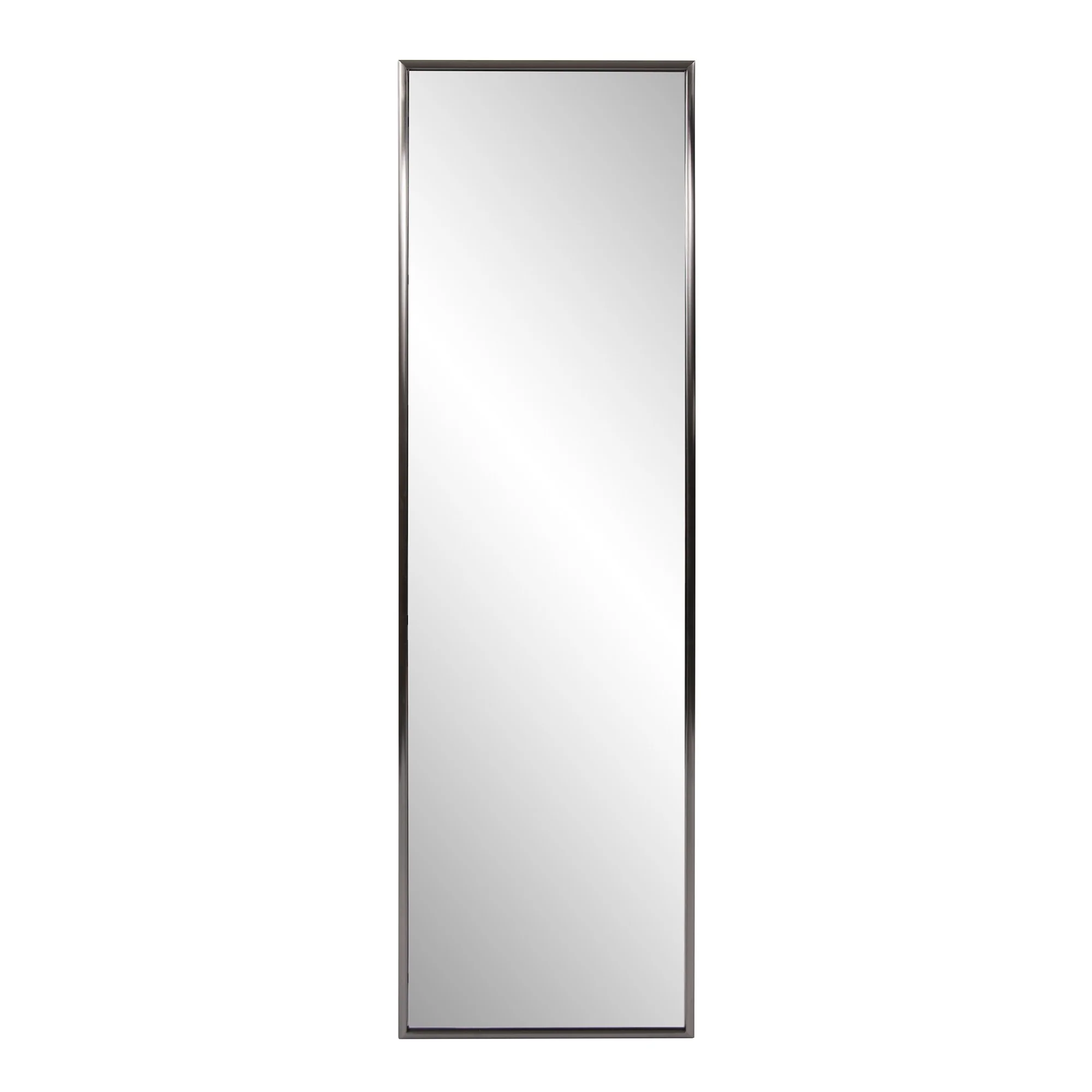 Antiqued Brushed Brass Rectangular Full Length Wall Mirror By Homeroots - Image 8