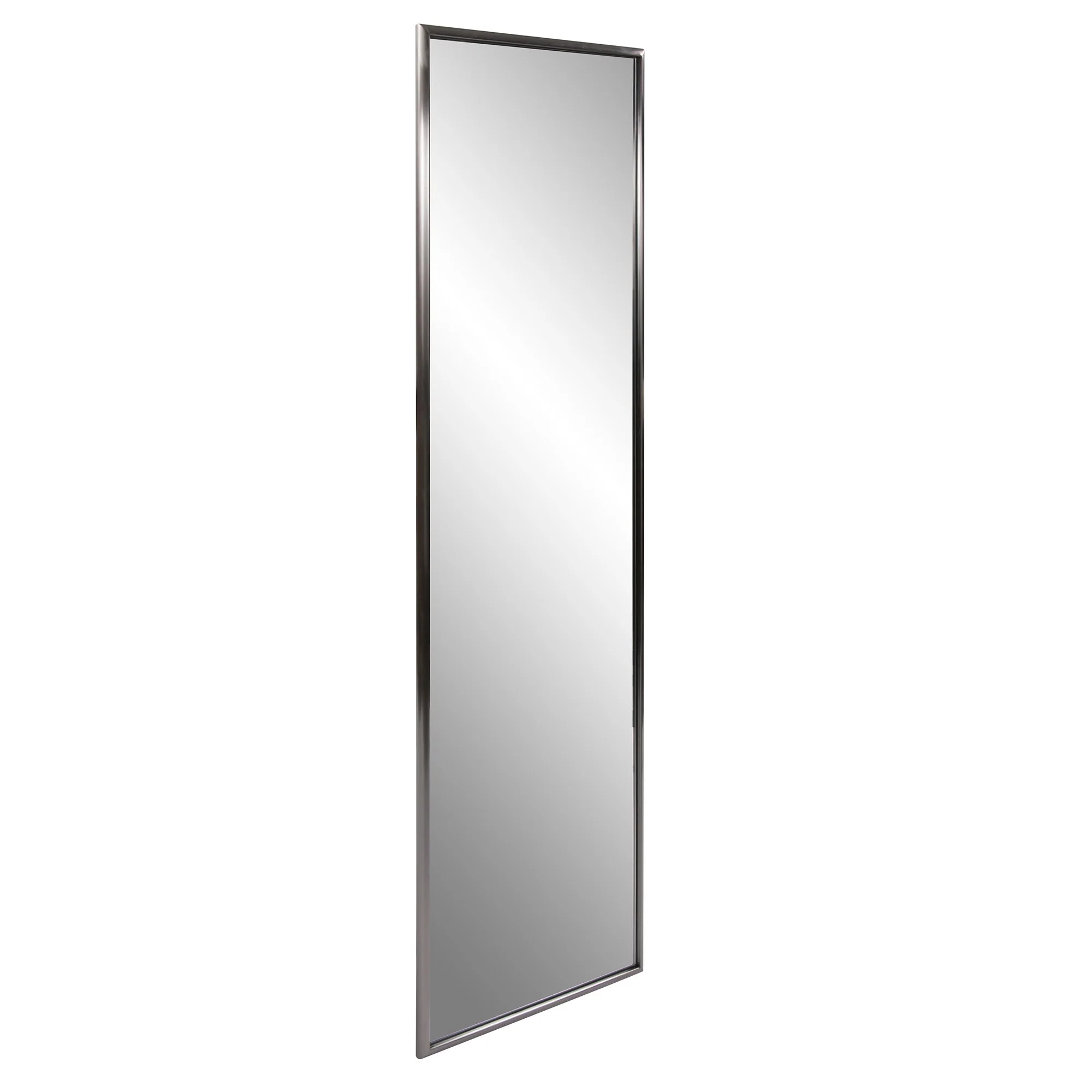 Antiqued Brushed Brass Rectangular Full Length Wall Mirror By Homeroots - Image 9