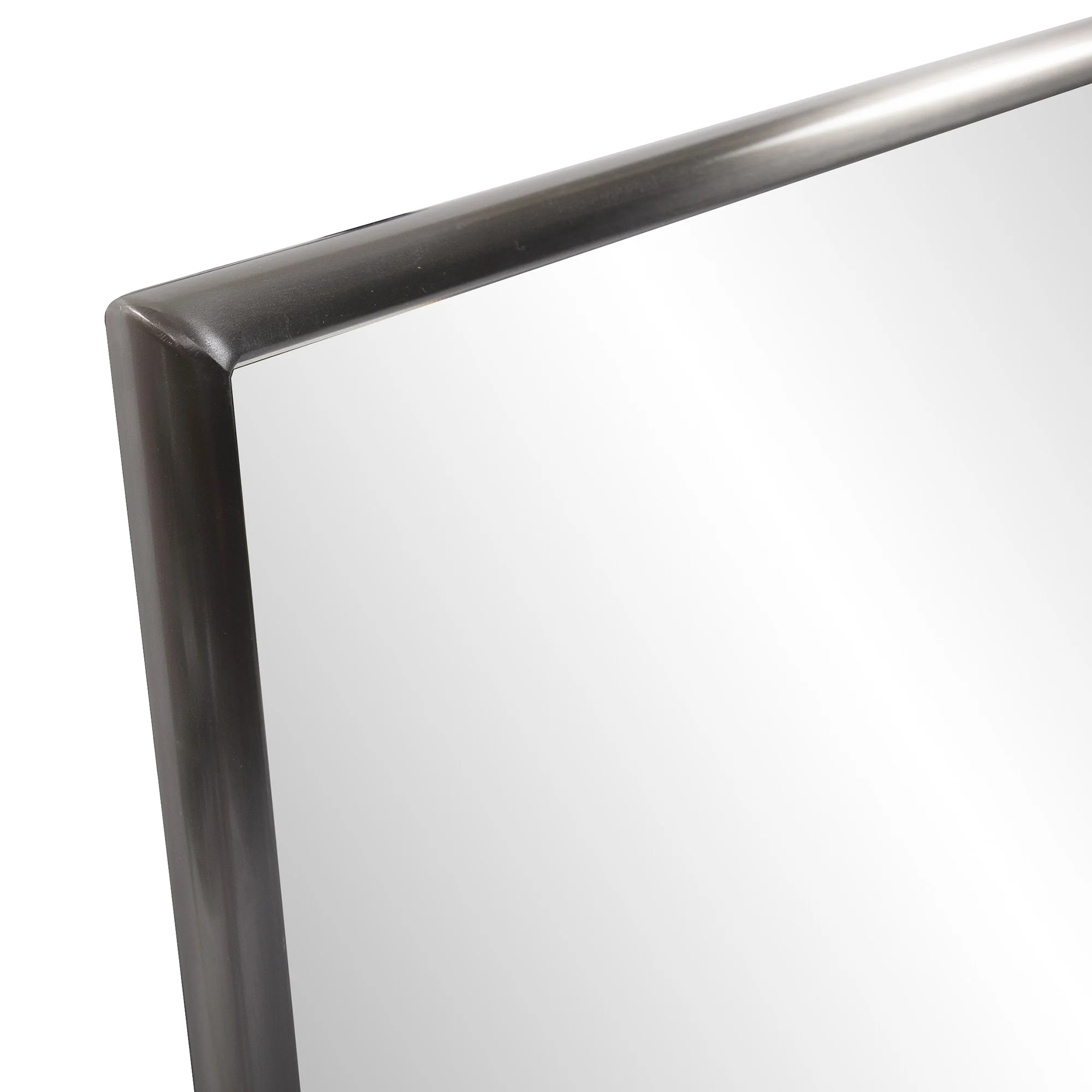 Antiqued Brushed Brass Rectangular Wall Mirror By Homeroots - Image 9
