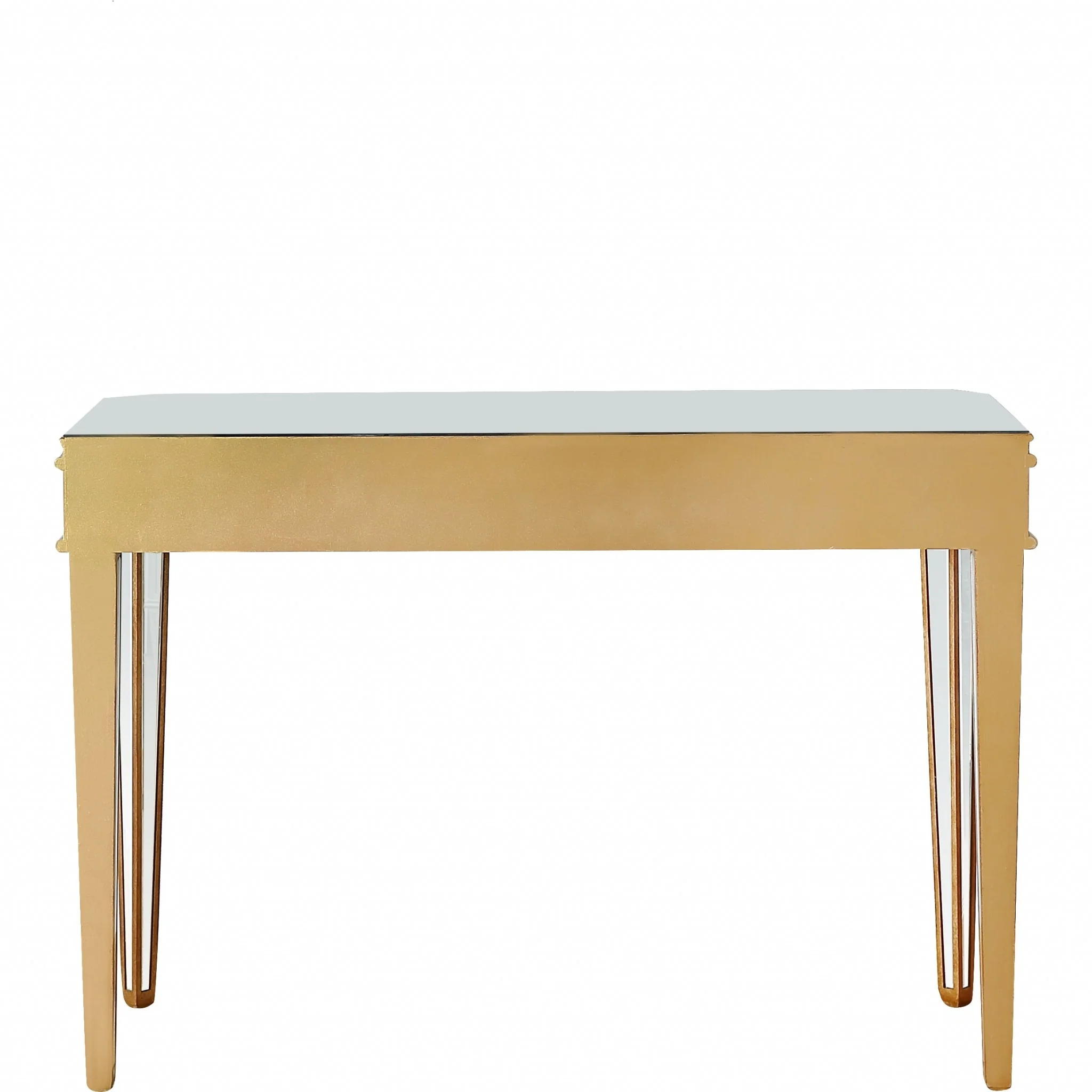 Antiqued Gold Finish Console Table By Homeroots - 396661 - Image 5
