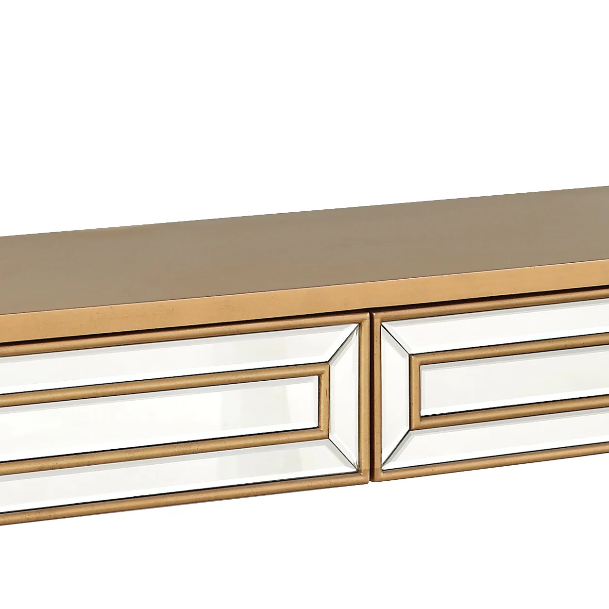 Antiqued Gold Finish Console Table By Homeroots - 396840 - Image 8