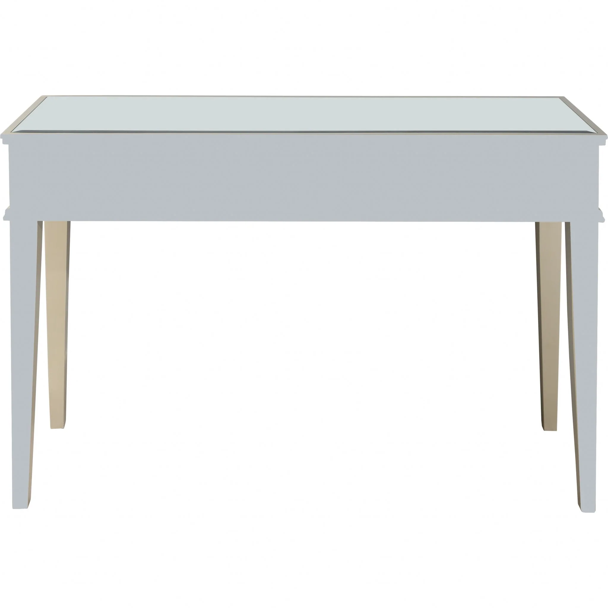 Antiqued Silver Console Table By Homeroots - Image 5