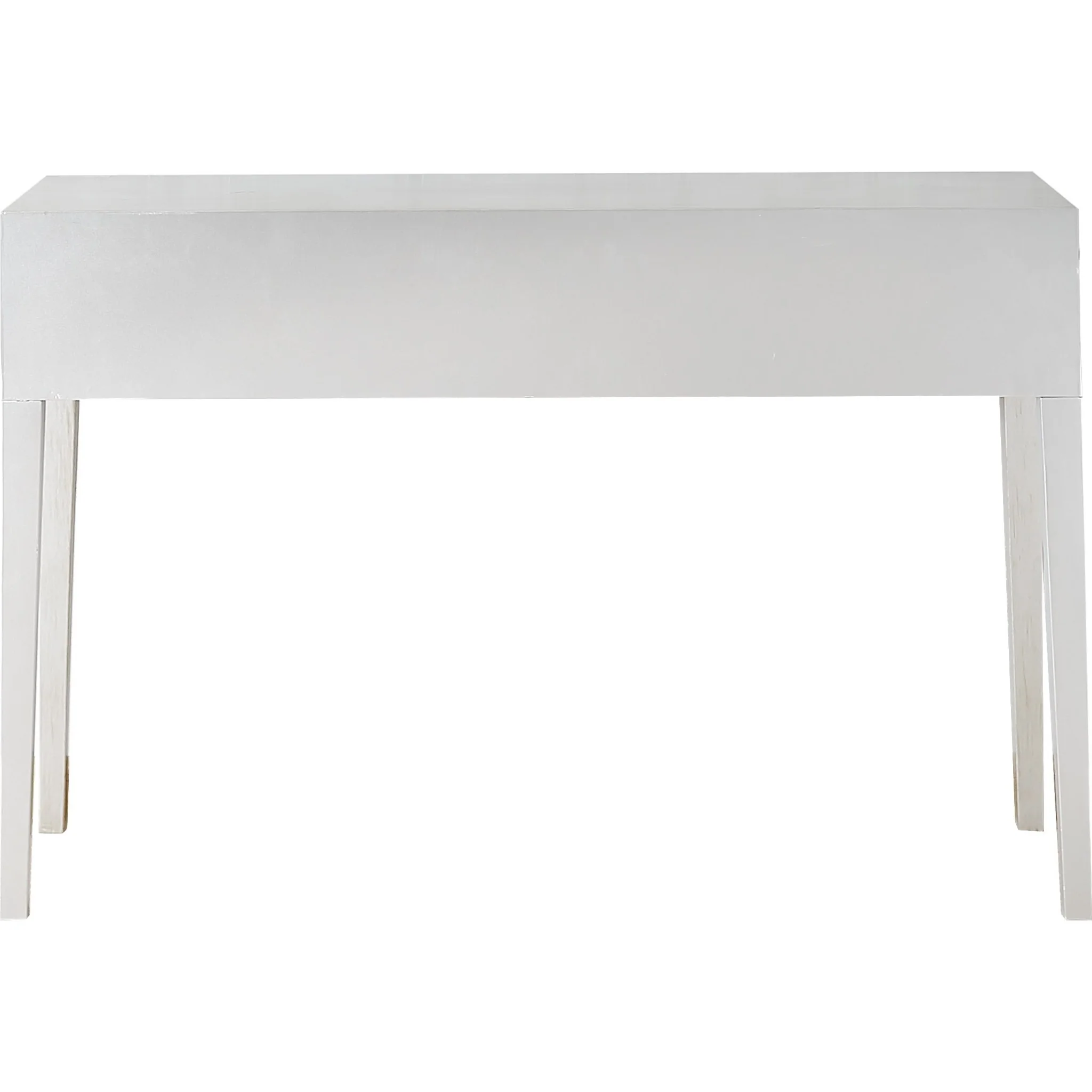 Antiqued Silver Finish Console Table By Homeroots - Image 5