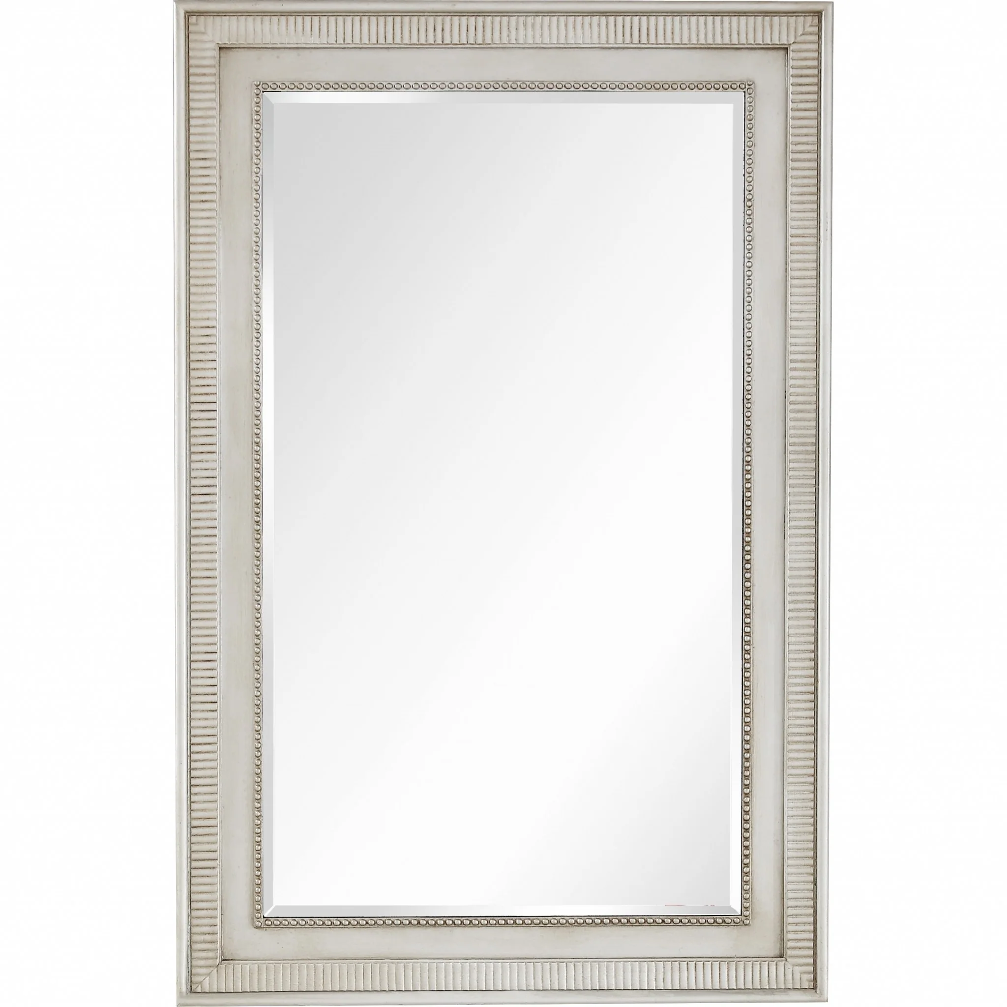 Antiqued Silver Finish Mirror and Console Table By Homeroots - Image 5