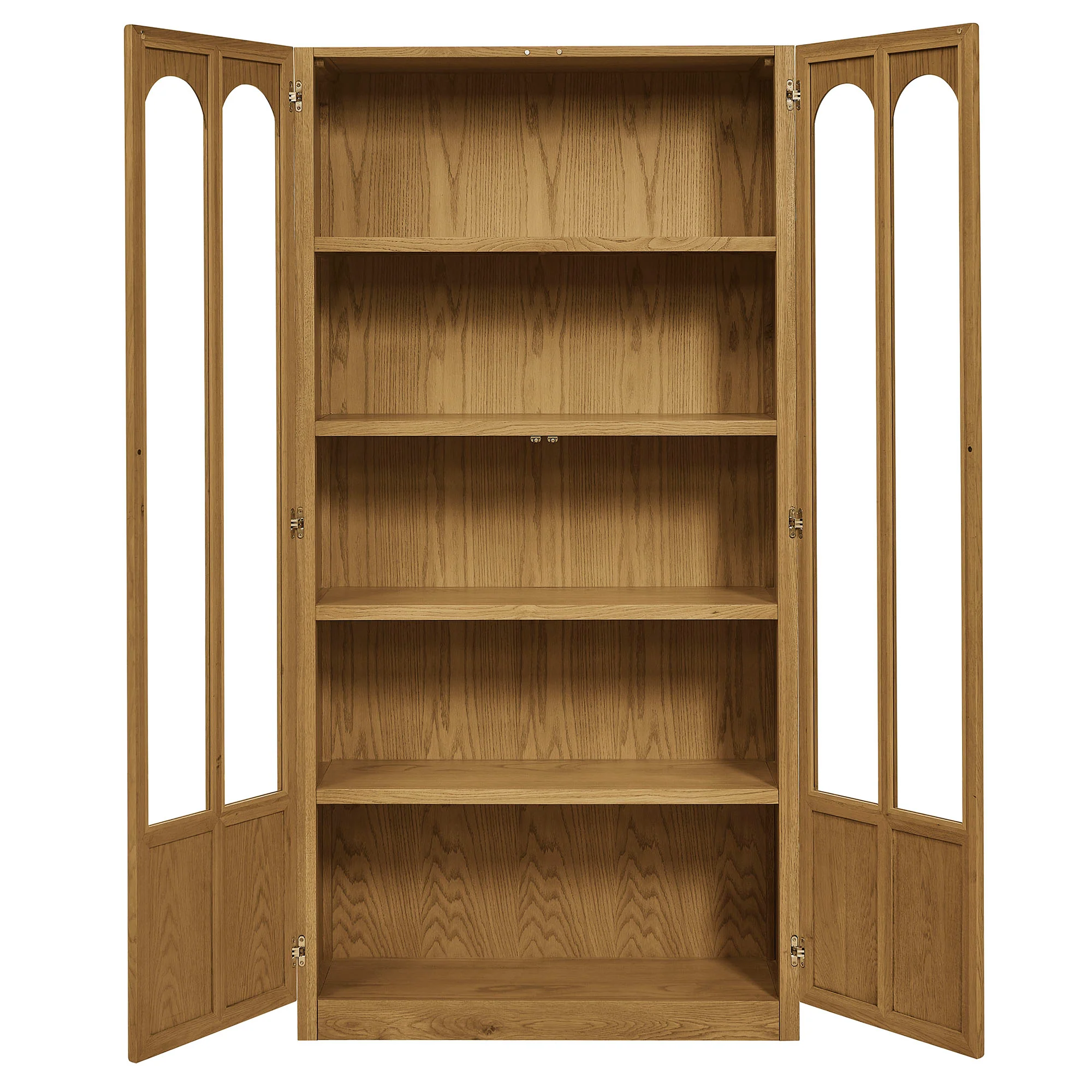 Anwen Solid Wood and Glass Display Cabinet by Modway - Image 14