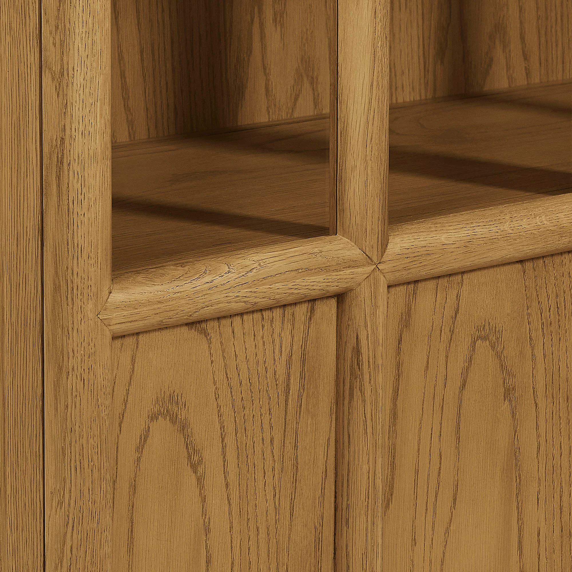 Anwen Solid Wood and Glass Display Cabinet by Modway - Image 16