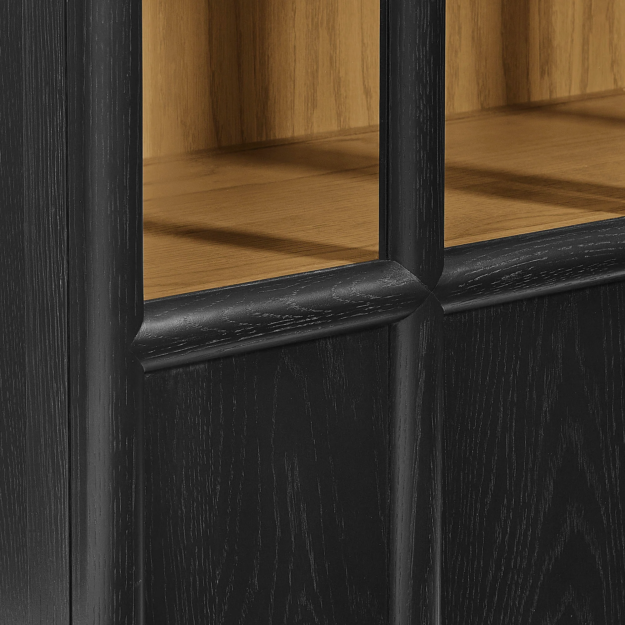 Anwen Solid Wood and Glass Display Cabinet by Modway - Image 6