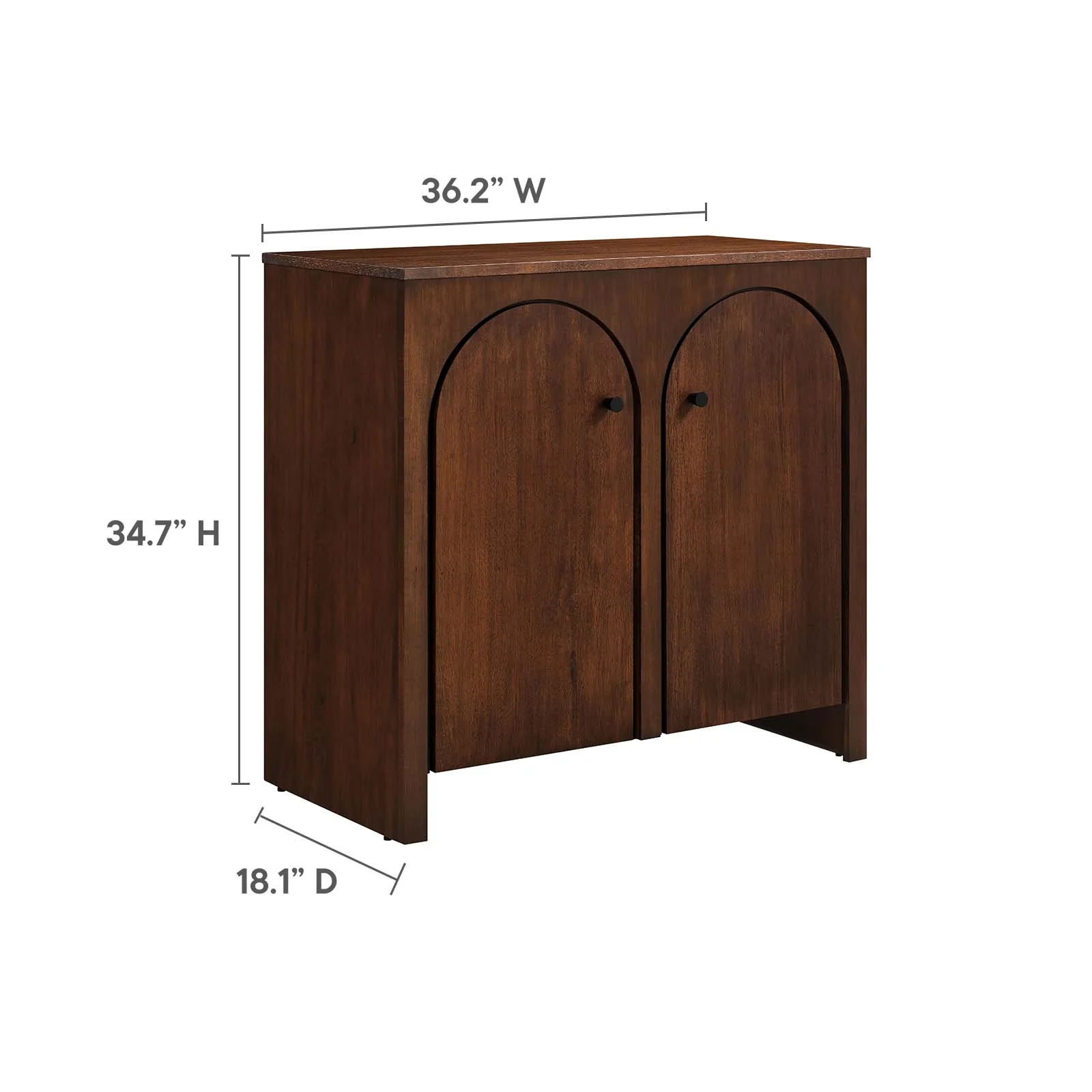 Appia 2-Door Arched Door Storage Cabinet By Modway - EEI-6537 - Image 14