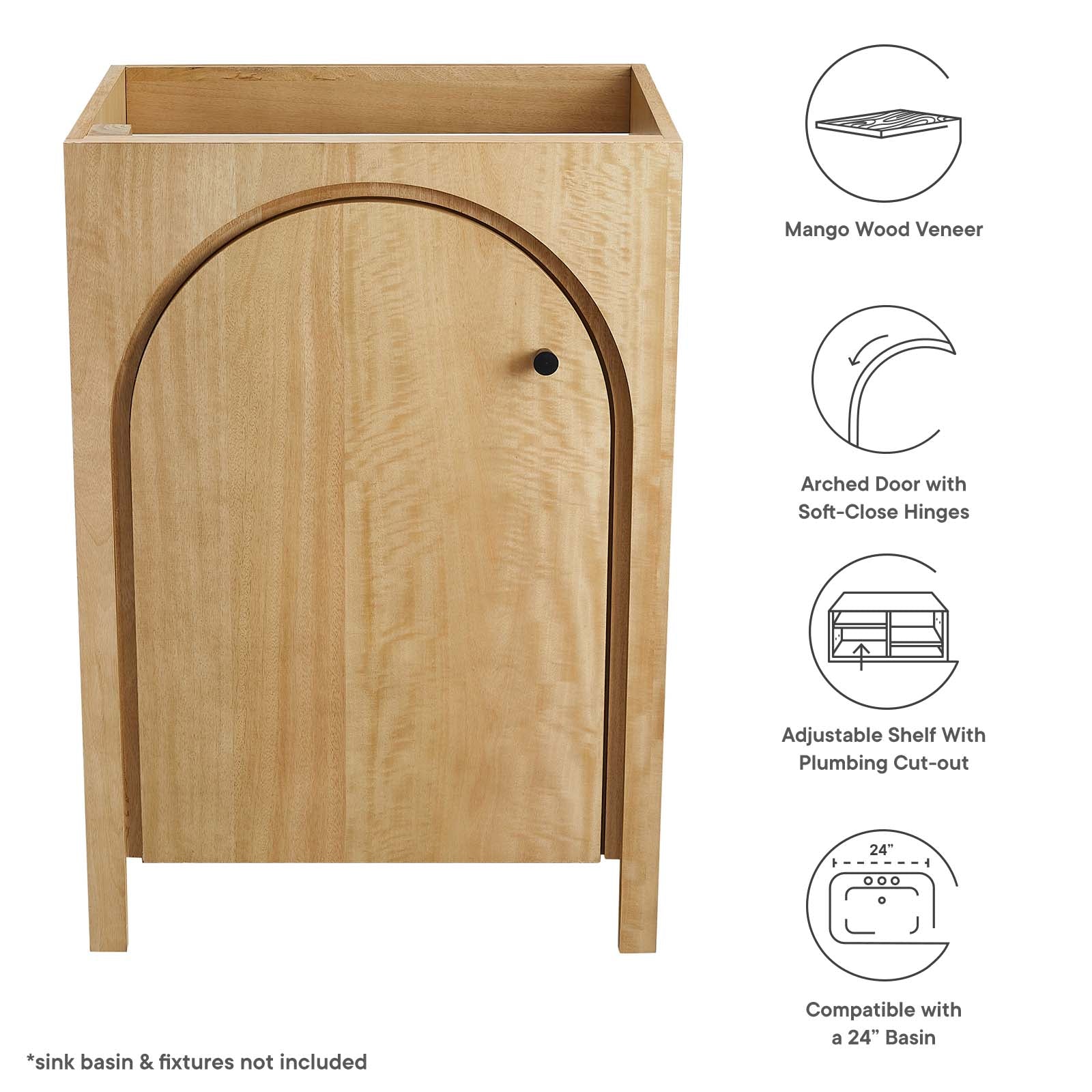 Appia 24" Bathroom Vanity Cabinet (Sink Basin Not Included) By Modway - EEI-6539 - Image 10