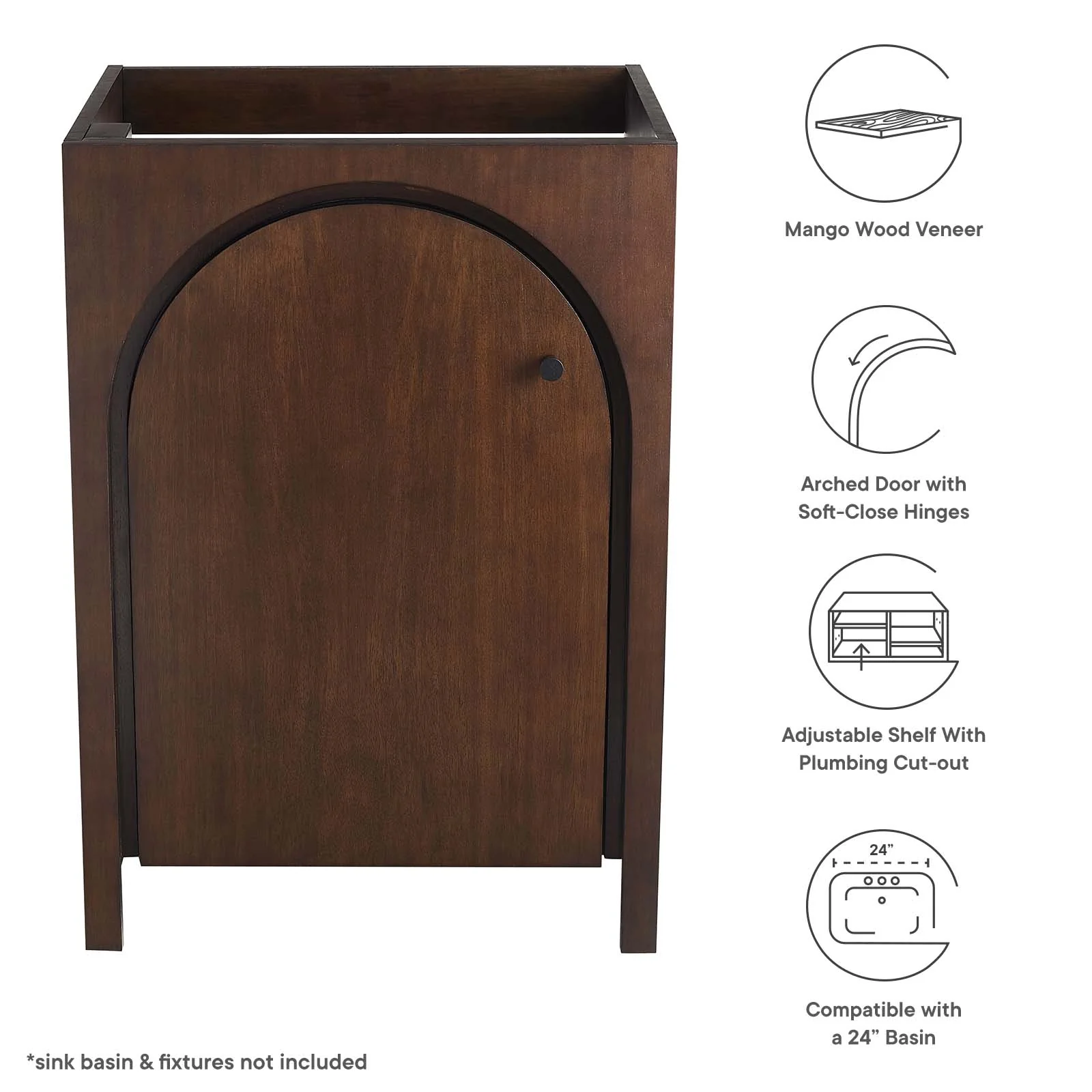 Appia 24" Bathroom Vanity Cabinet (Sink Basin Not Included) By Modway - EEI-6539 - Image 20
