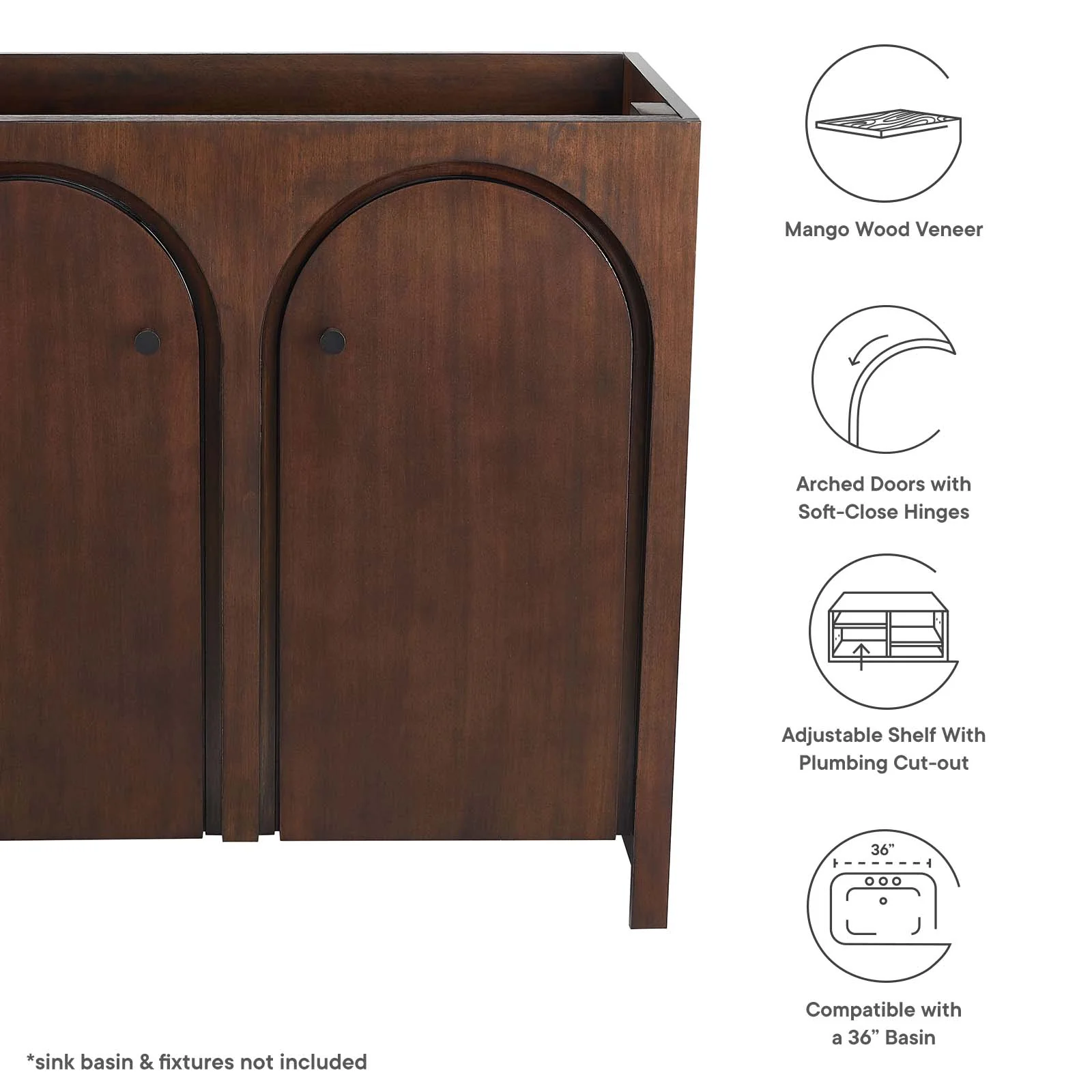 Appia 36" Bathroom Vanity Cabinet (Sink Basin Not Included) By Modway - EEI-6540 - Image 20