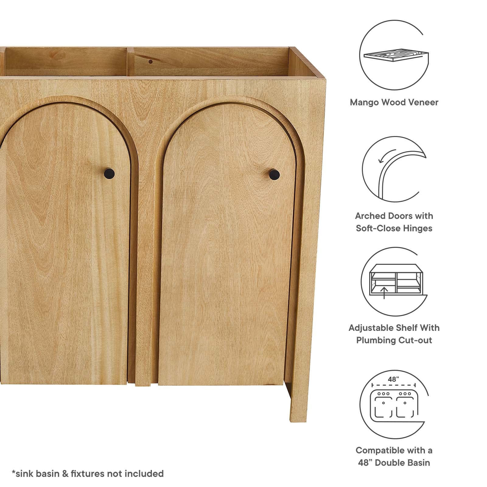 Appia 48" Bathroom Vanity Cabinet (Sink Basin Not Included) By Modway - EEI-6541 - Image 10