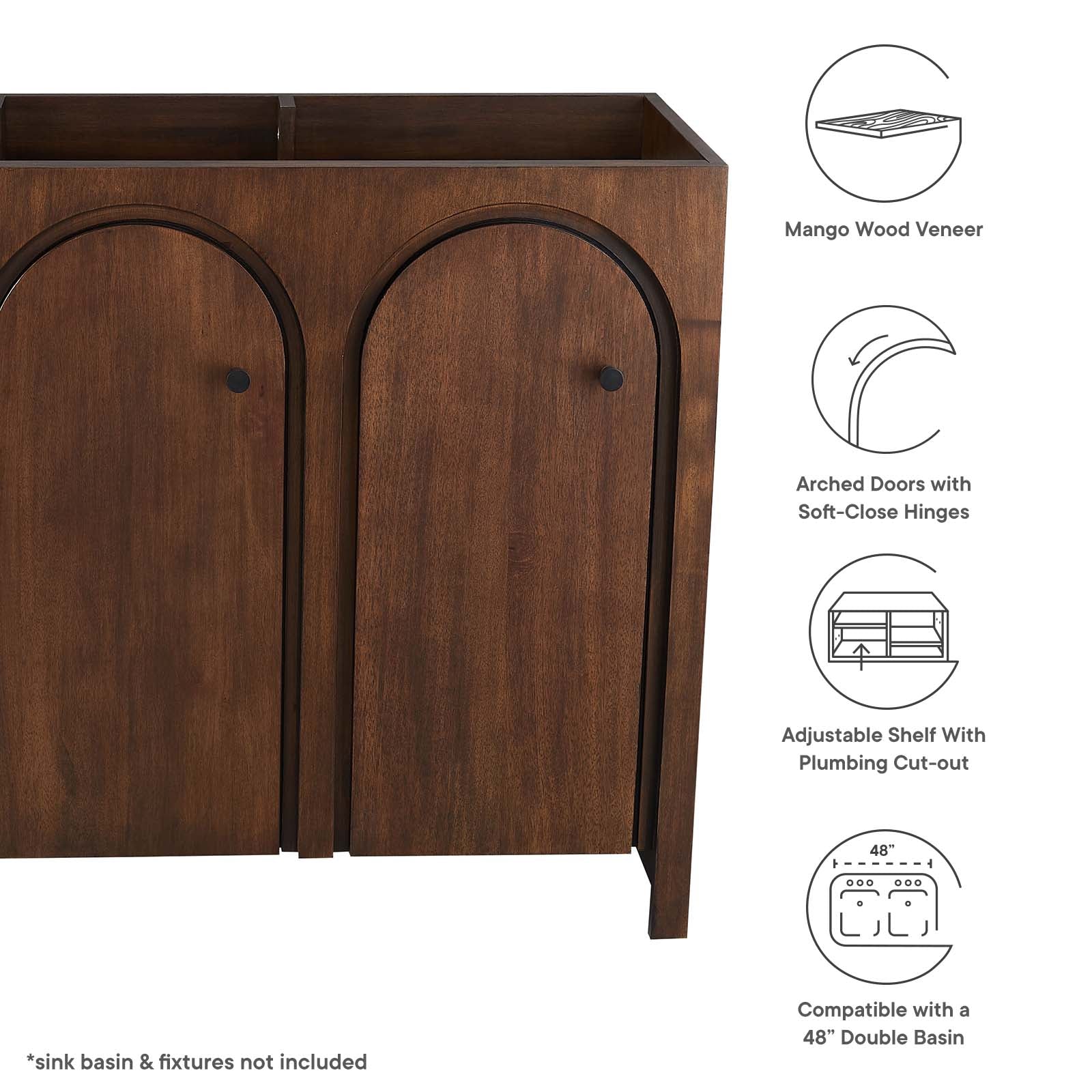 Appia 48" Bathroom Vanity Cabinet (Sink Basin Not Included) By Modway - EEI-6541 - Image 20