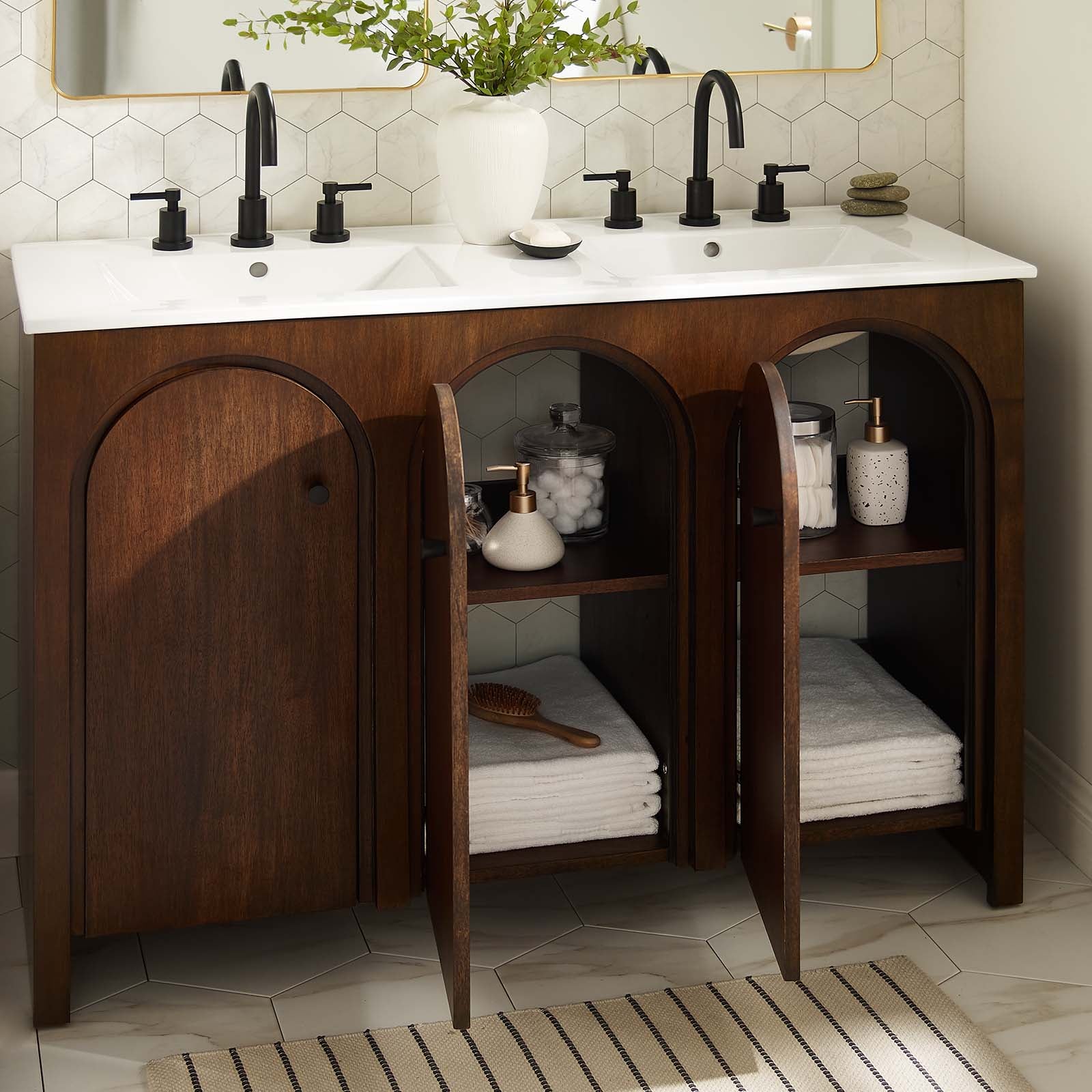Appia 48" Double Sink Bathroom Vanity By Modway - EEI-6792 - Image 12