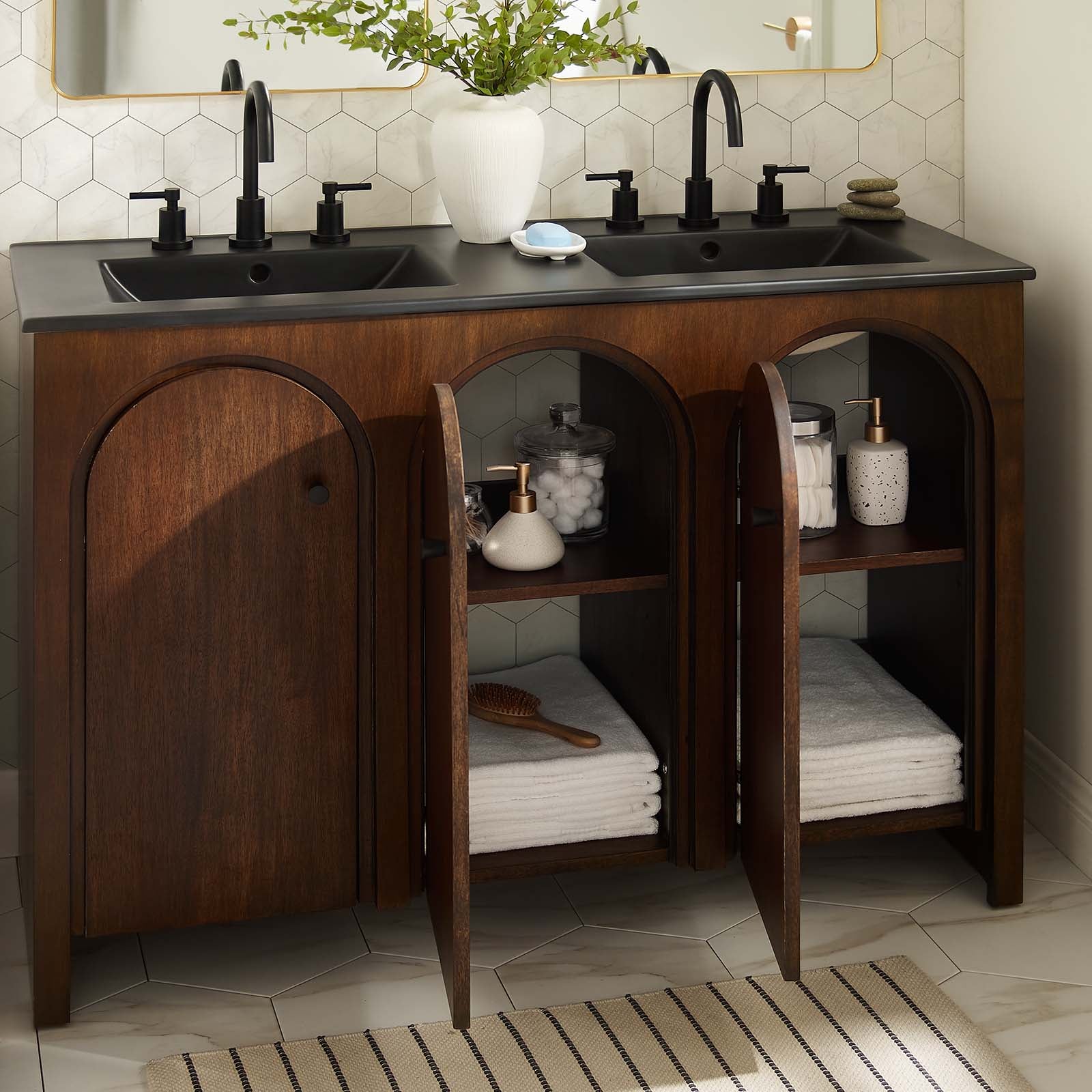 Appia 48" Double Sink Bathroom Vanity By Modway - EEI-6793 - Image 12