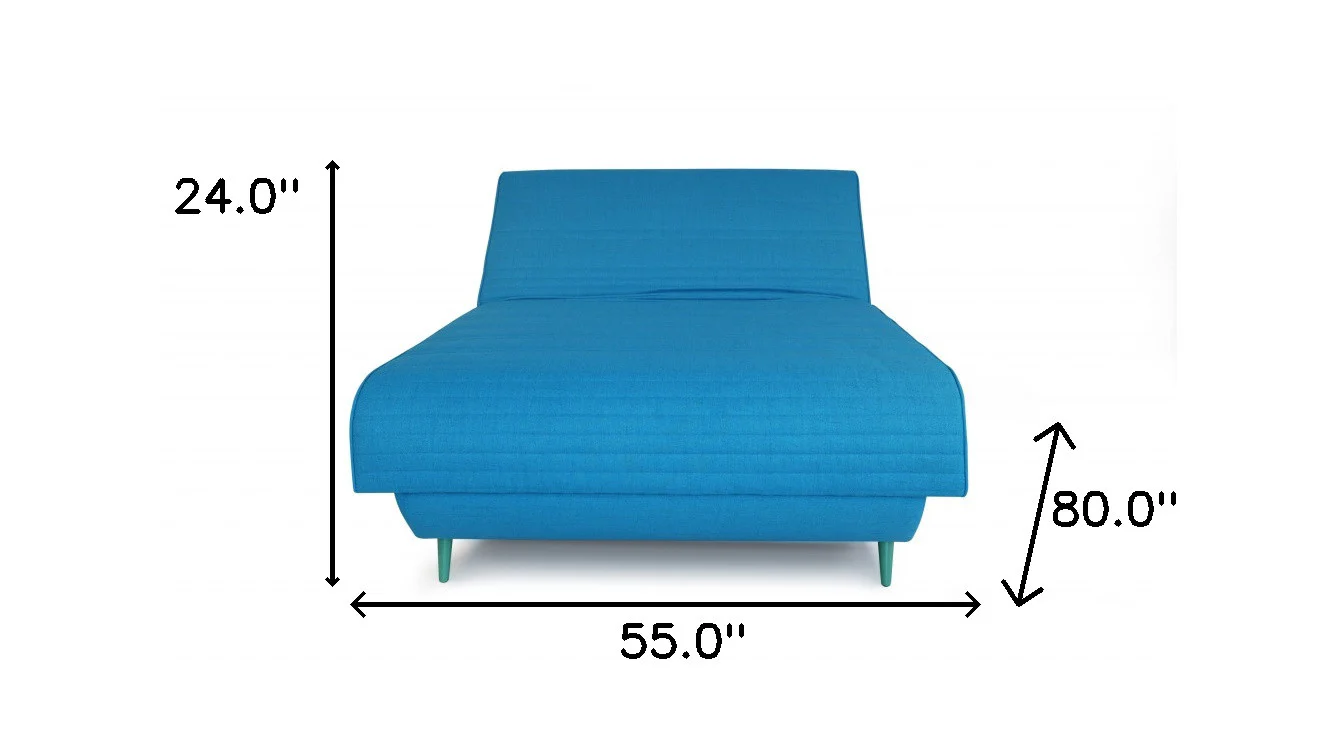 Aqua Blue Adjustable Hybrid Storage Bed with Full Mattress By Homeroots - Image 7