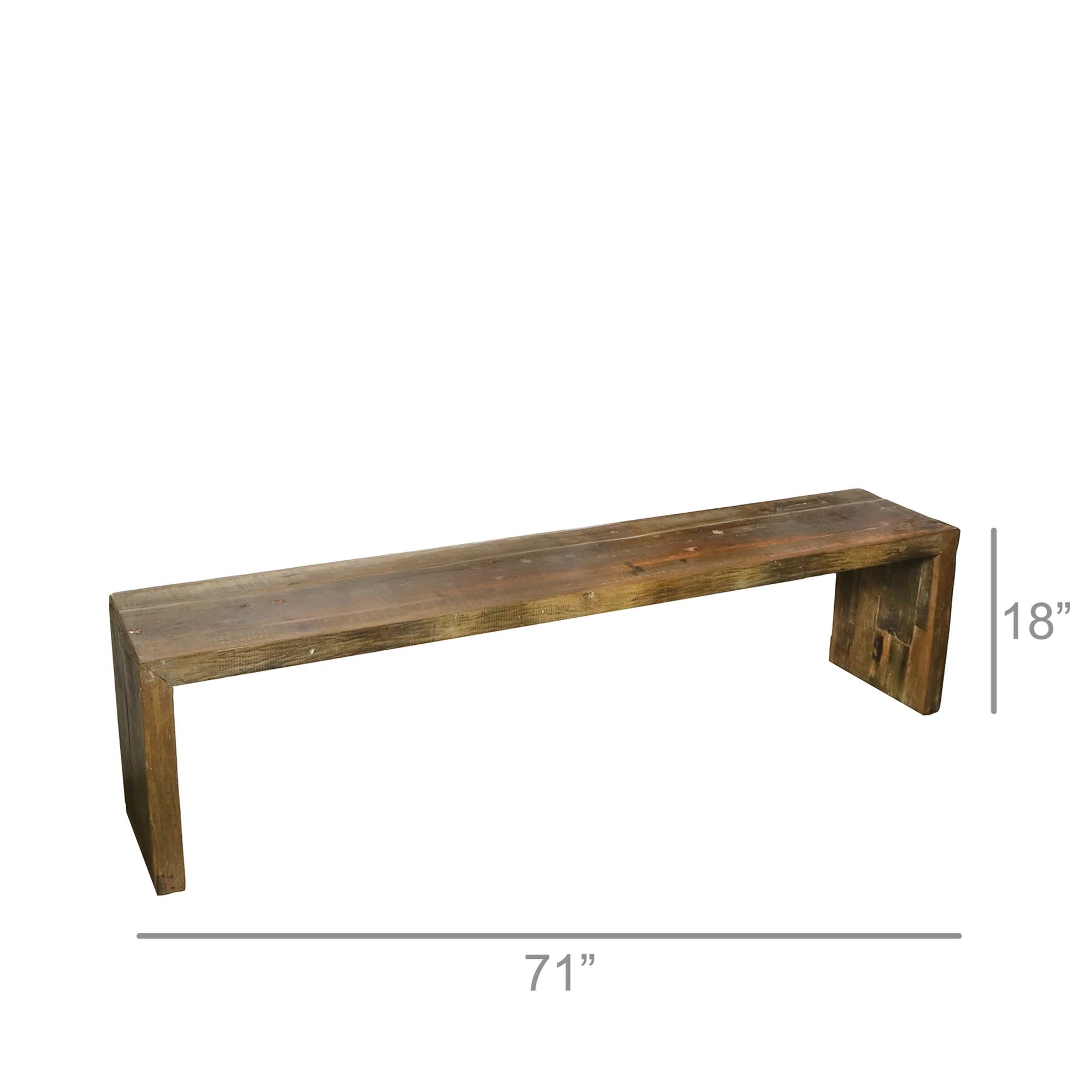 Arcadia Plank Bench By HomArt - Image 4