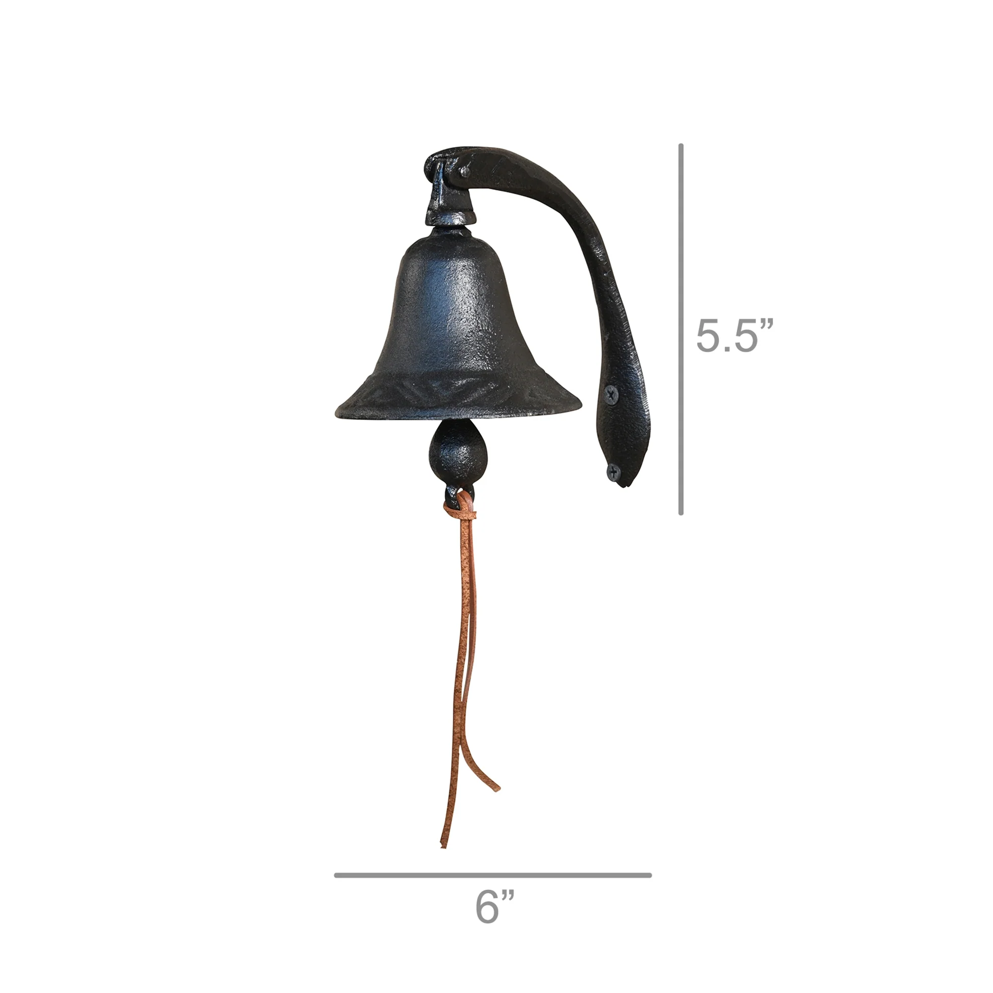 Arch Bell, Cast Iron - Black Set Of 2 By HomArt - Image 3