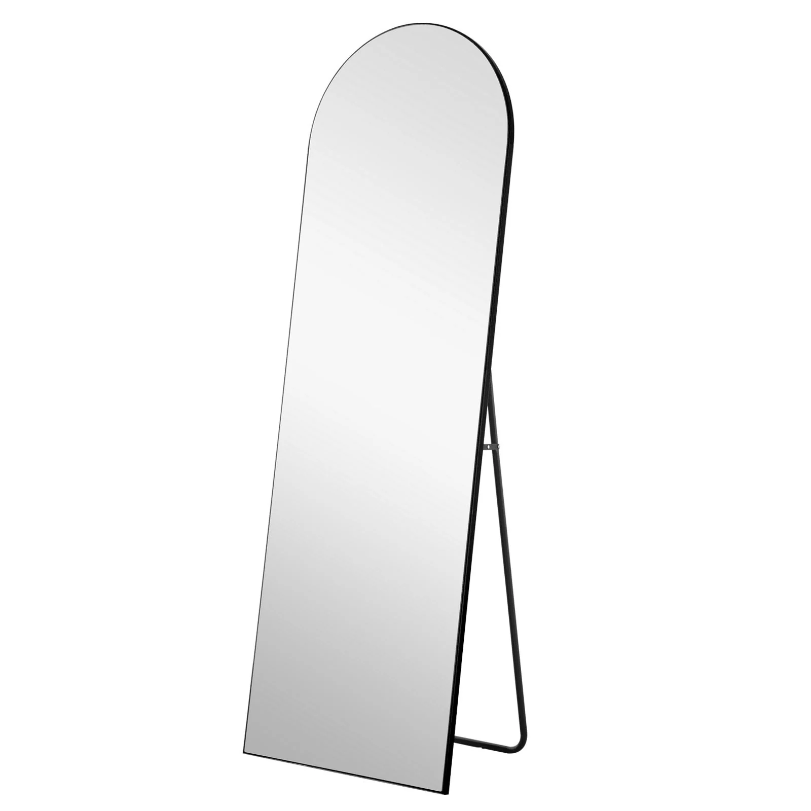 Arched Gold Standing Mirror By Homeroots - Image 5