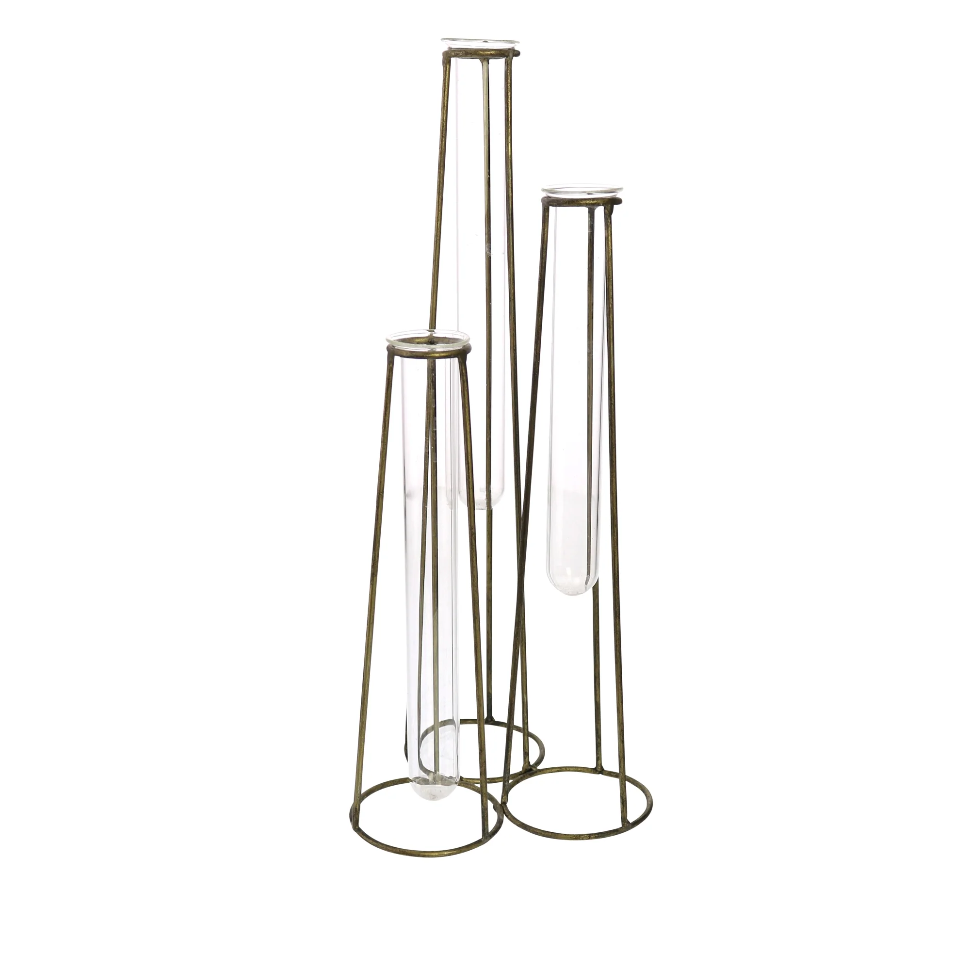 Archer Cluster Vase - 3 Tubes Set Of 2 By HomArt - Image 3