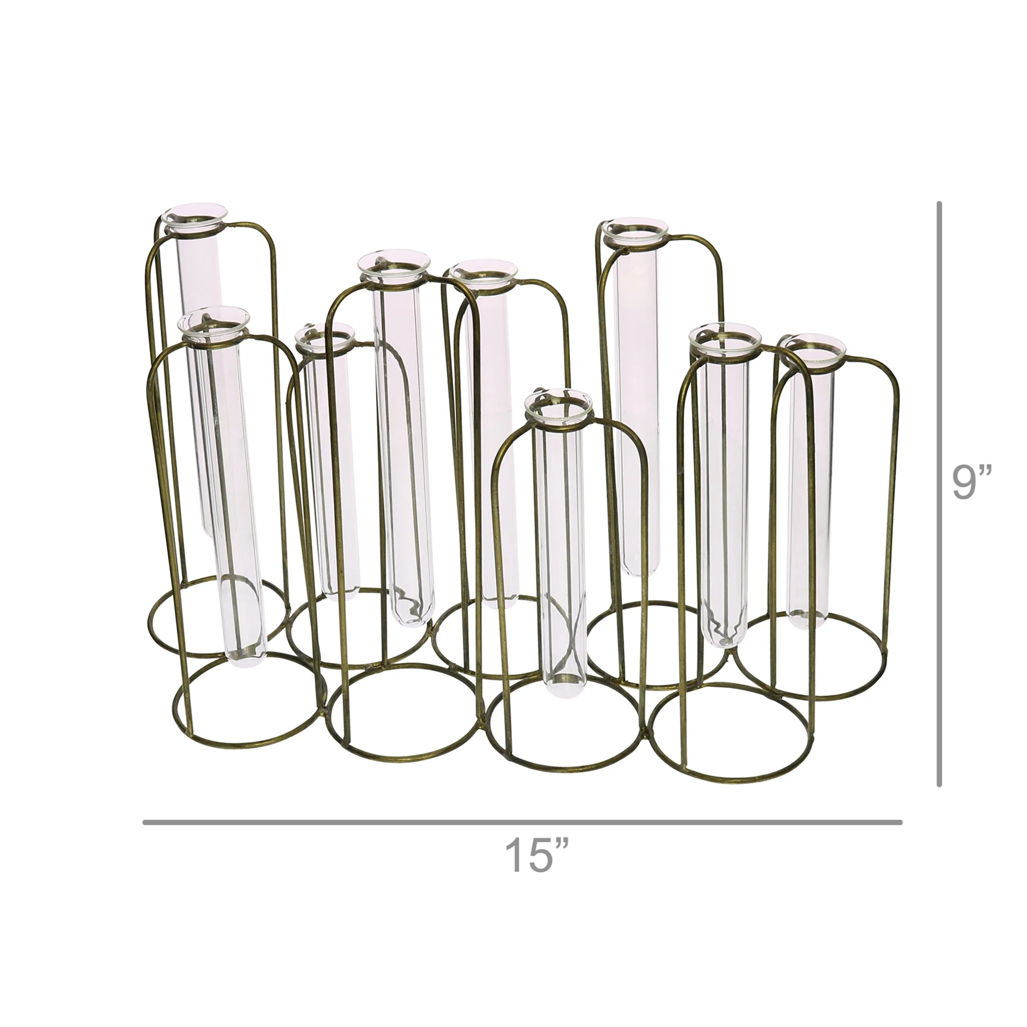 Archer Cluster Vase, Straight - 9 Tubes By HomArt - Image 4
